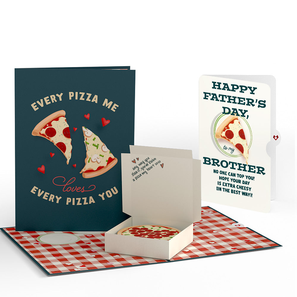 Pizza Love Father's Day Pop-Up Card and Sentiment Set for Brother、mySite、solidvoid