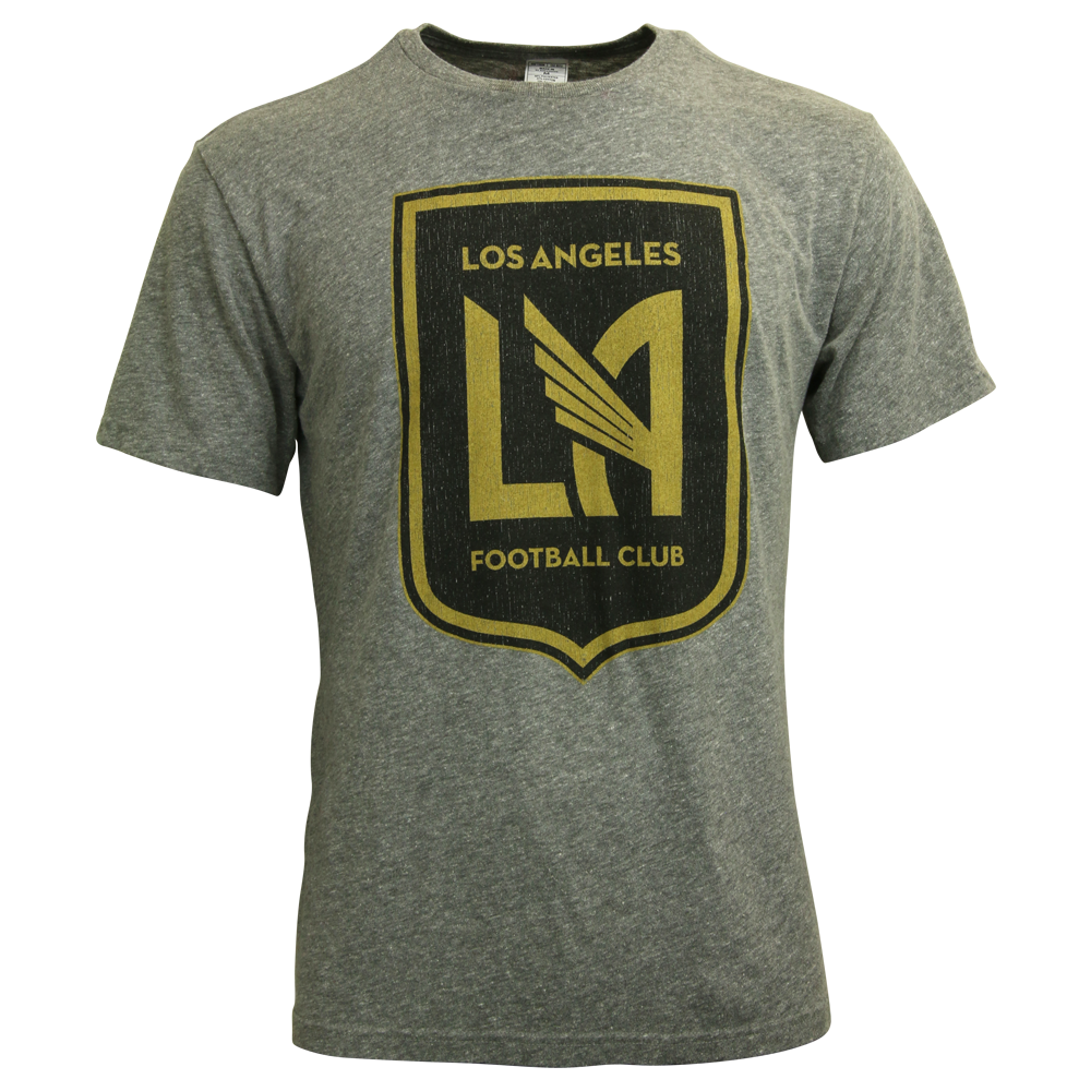 adidas Men's LAFC 18/19 Tri Blend Tee Grey/Black/Gold、mySite、noshort