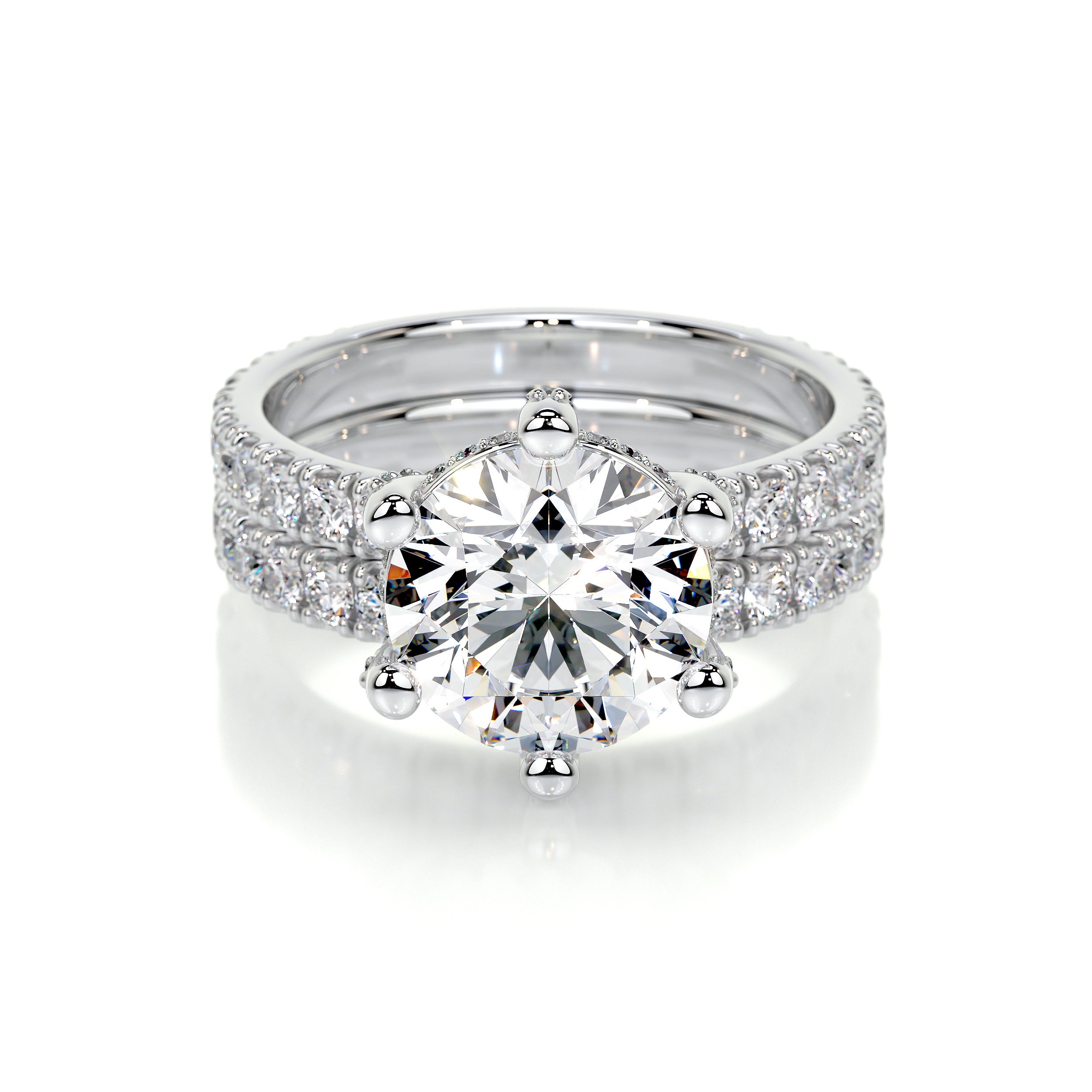 Paris Lab Grown Diamond Bridal Set -18K White Gold、mySite、hinf8tx79