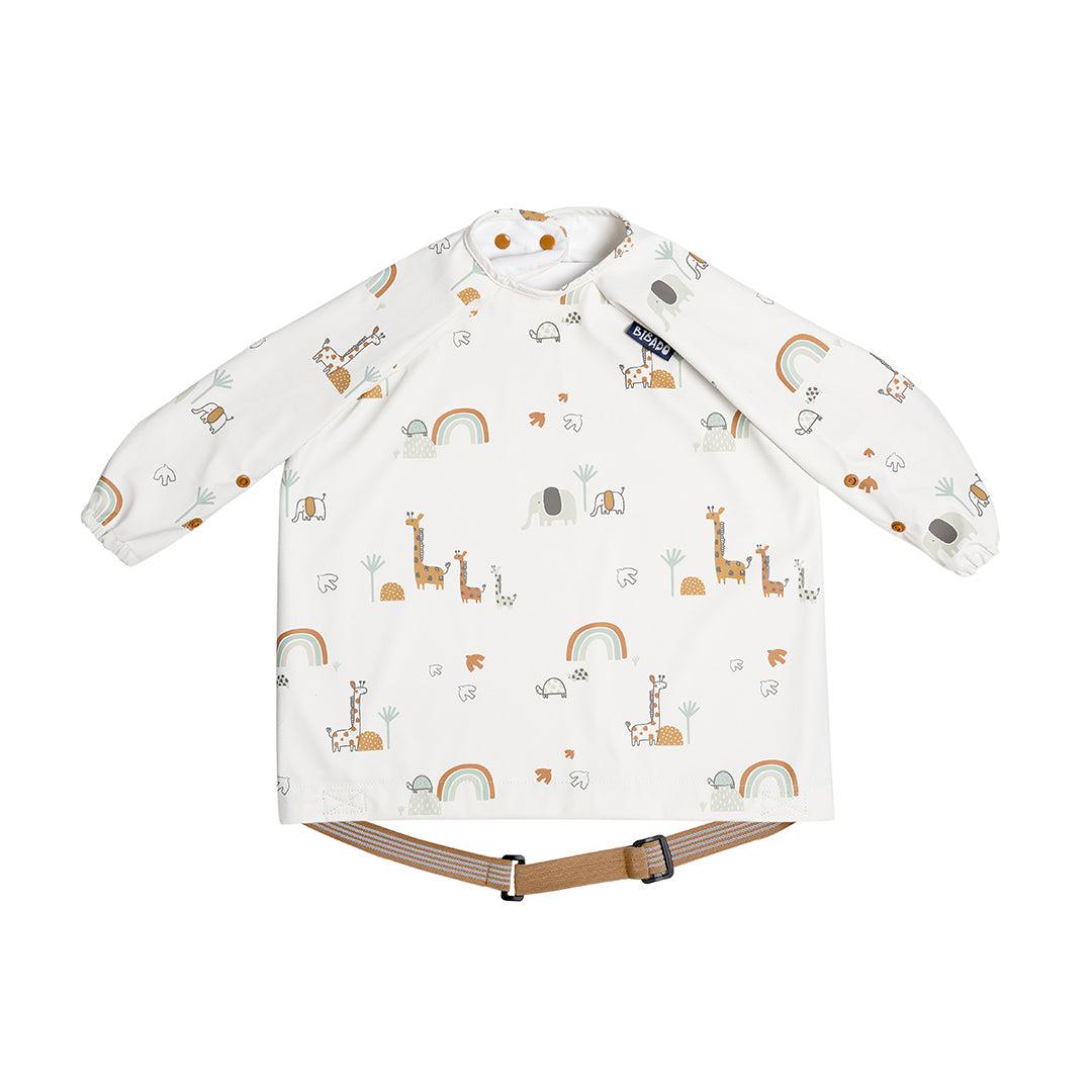  Bibado Long Sleeve Coverall Weaning Bib - Serengeti Spaghetti、mySite、merchandisen