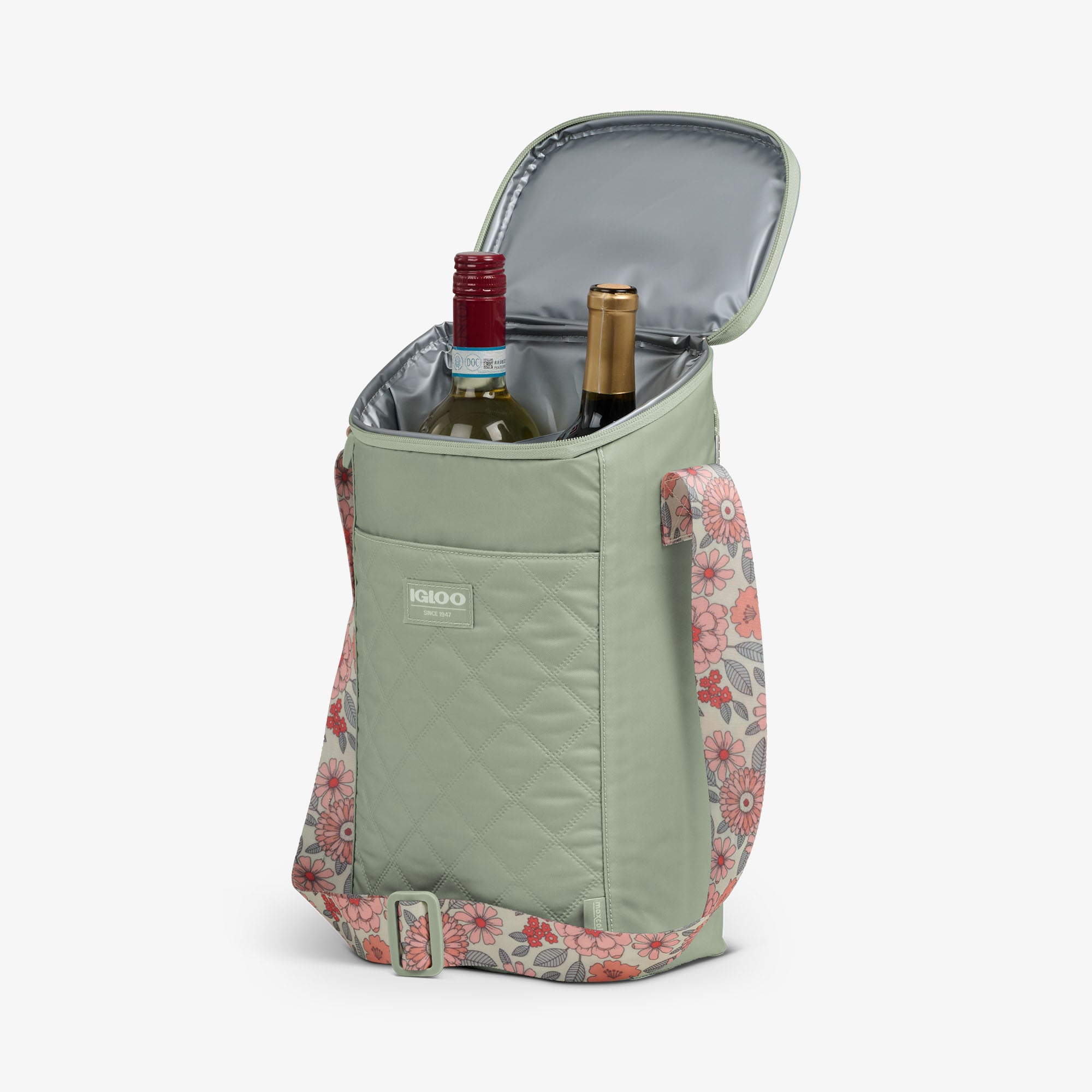 Floral MaxCold® DUO Vertical Crossbody Cooler Bag、mySite、noshort