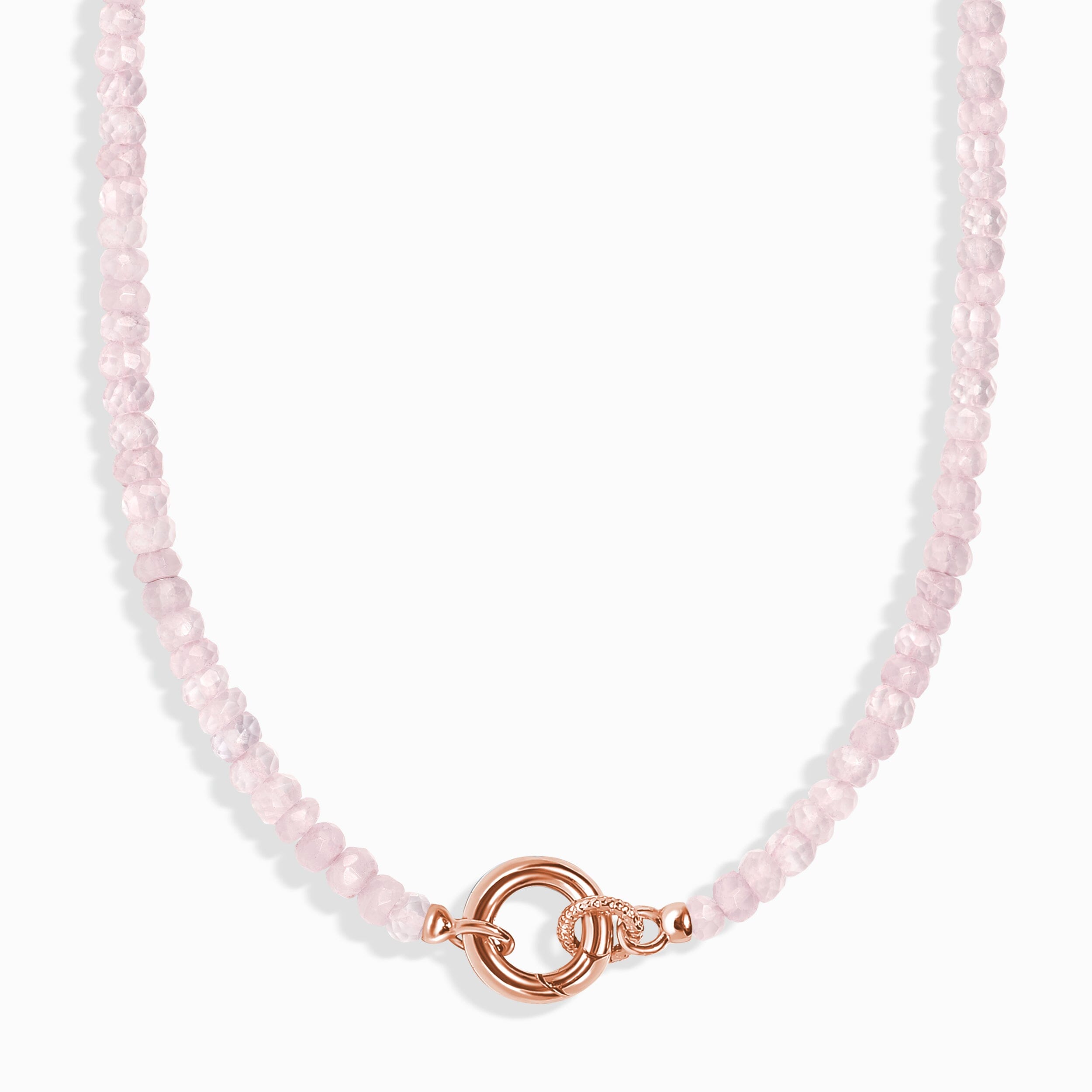 Rose Quartz Beads Necklace - Spirit Link Dotted、mySite、hinf8tx79