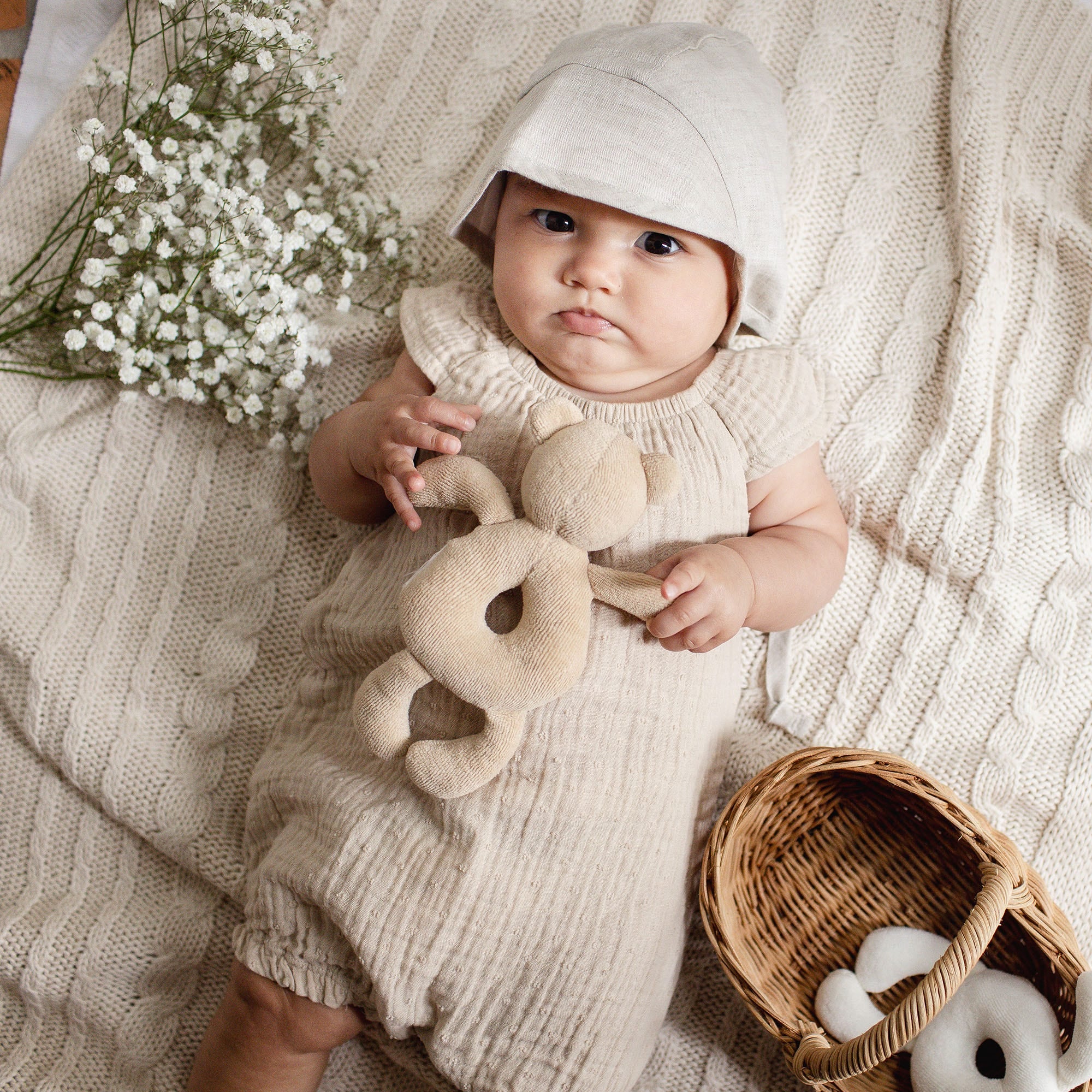  Dotted Muslin Organic Baby Girl Bubble Romper、mySite、layawaytickets