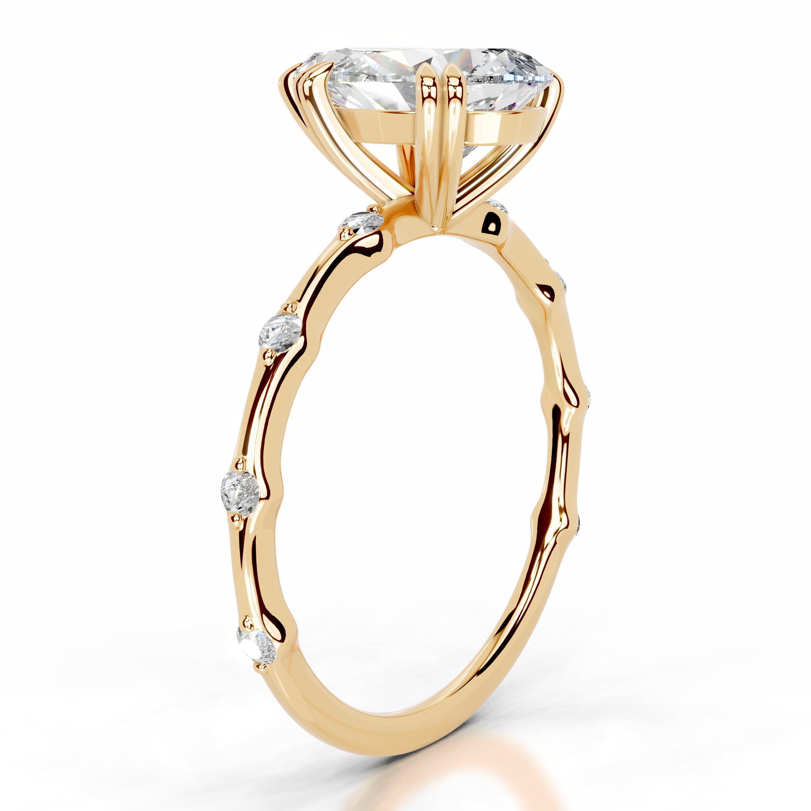 Wilma Lab Grown Diamond Ring - 18K Yellow Gold、mySite、hinf8tx79
