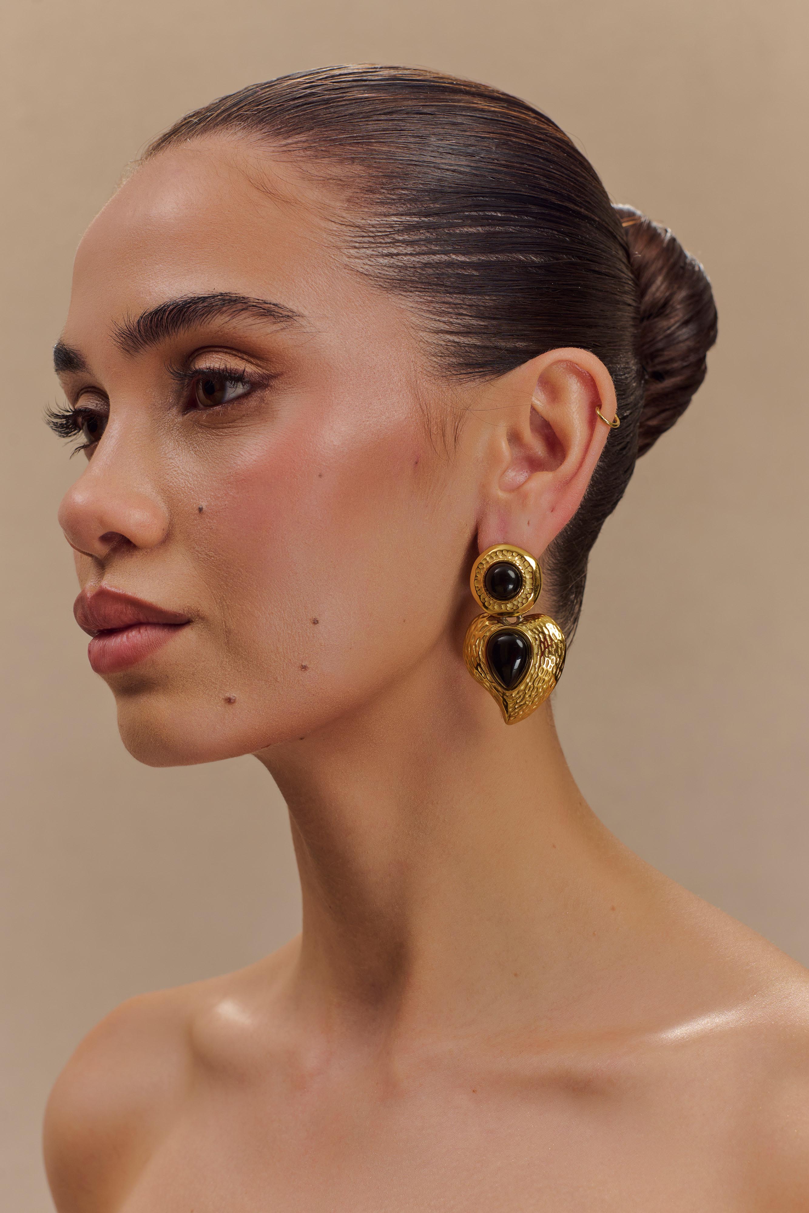 Lillian Vintage Drop Earrings - Gold、mySite、solidvoid