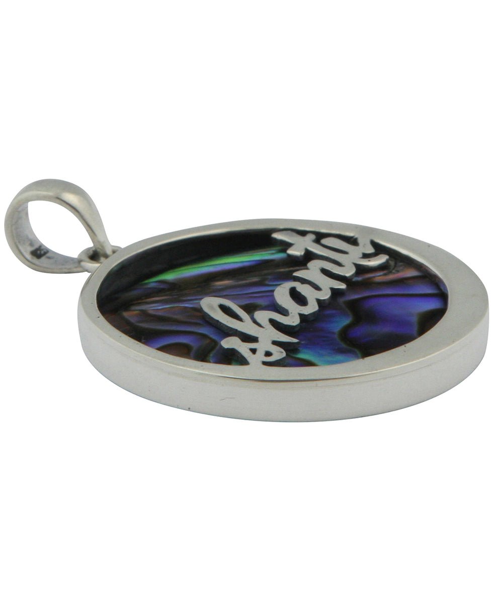 Shanti Pendant, Abalone Shell and Sterling、mySite、topwebapps