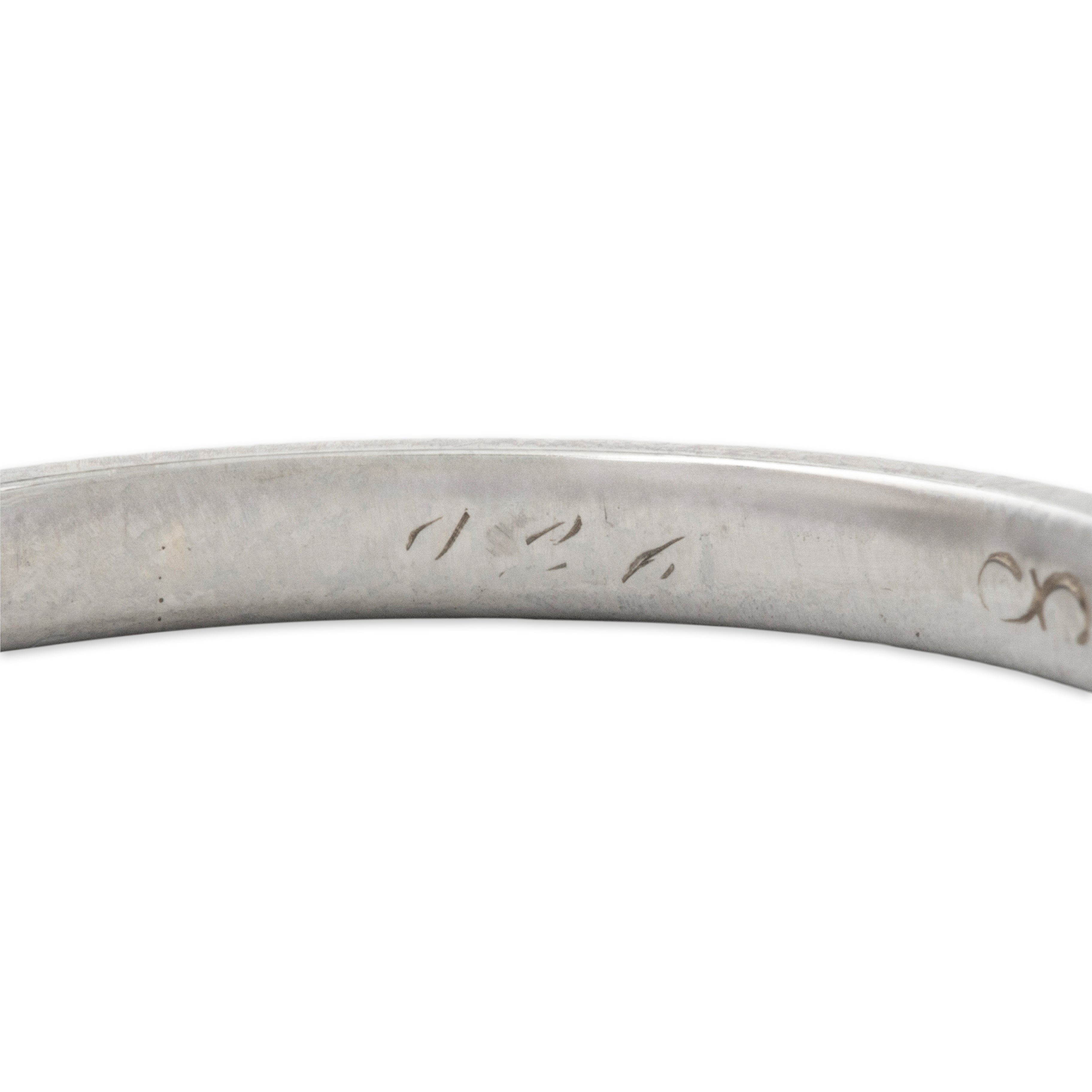 Antique Art Deco 18k White Gold Geometric Band Ring 7.50、mySite、hinf8tx79