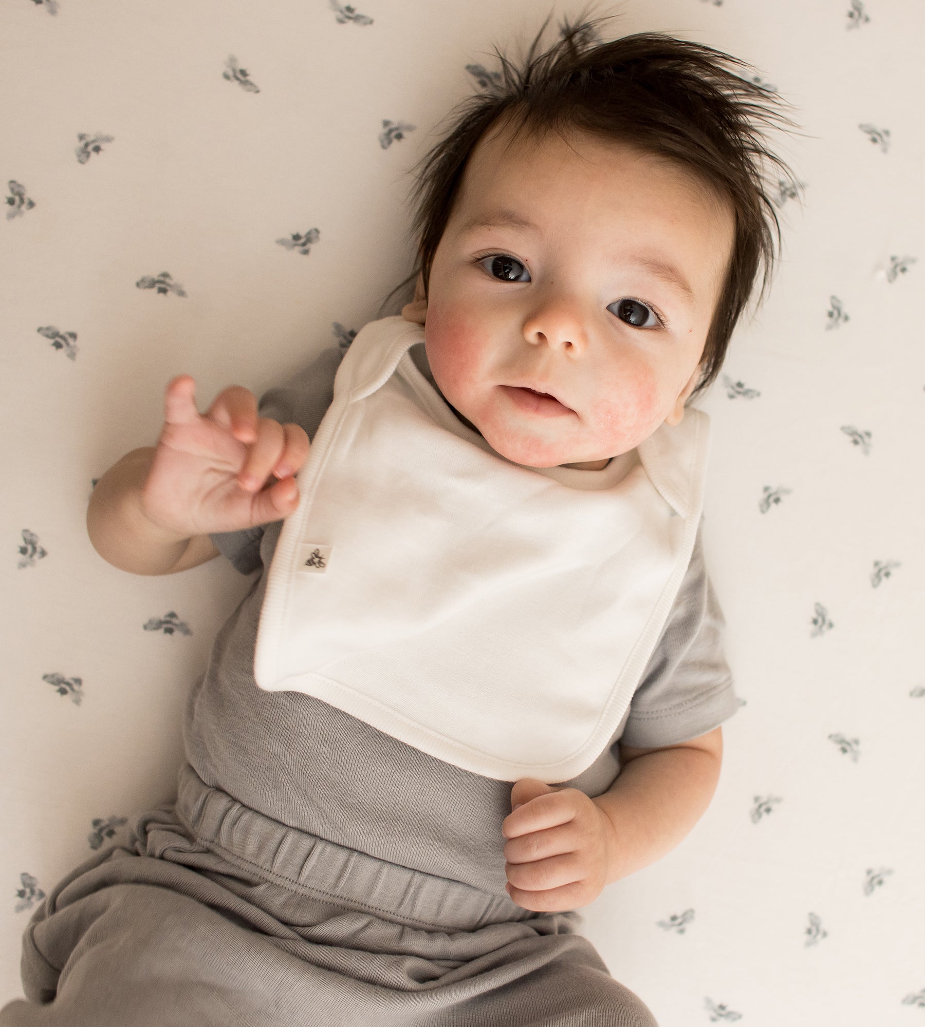 Hello Moon Organic Cotton Baby Bibs 5 Pack、mySite、g9winljtr