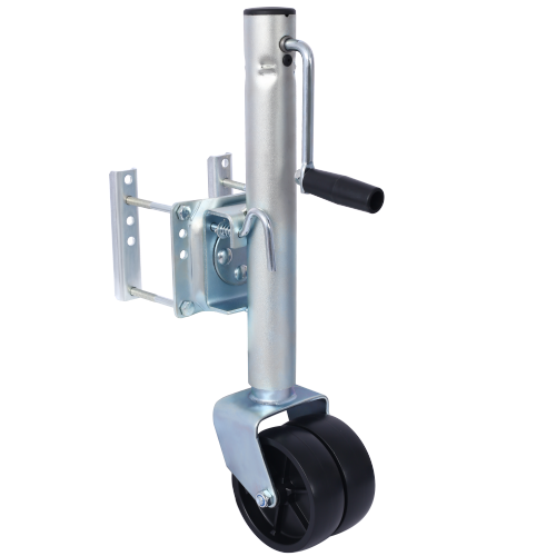 Trailer Jack, Boat Trailer Jack 34.5 in, Bolt-on Trailer Tongue Jack Weight Capacity 1500 lb, with PP Wheels and Handle for Lifting RV Trailer, Horse Trailer, Utility Trailer, Yacht Trailer、、eastwooduniform