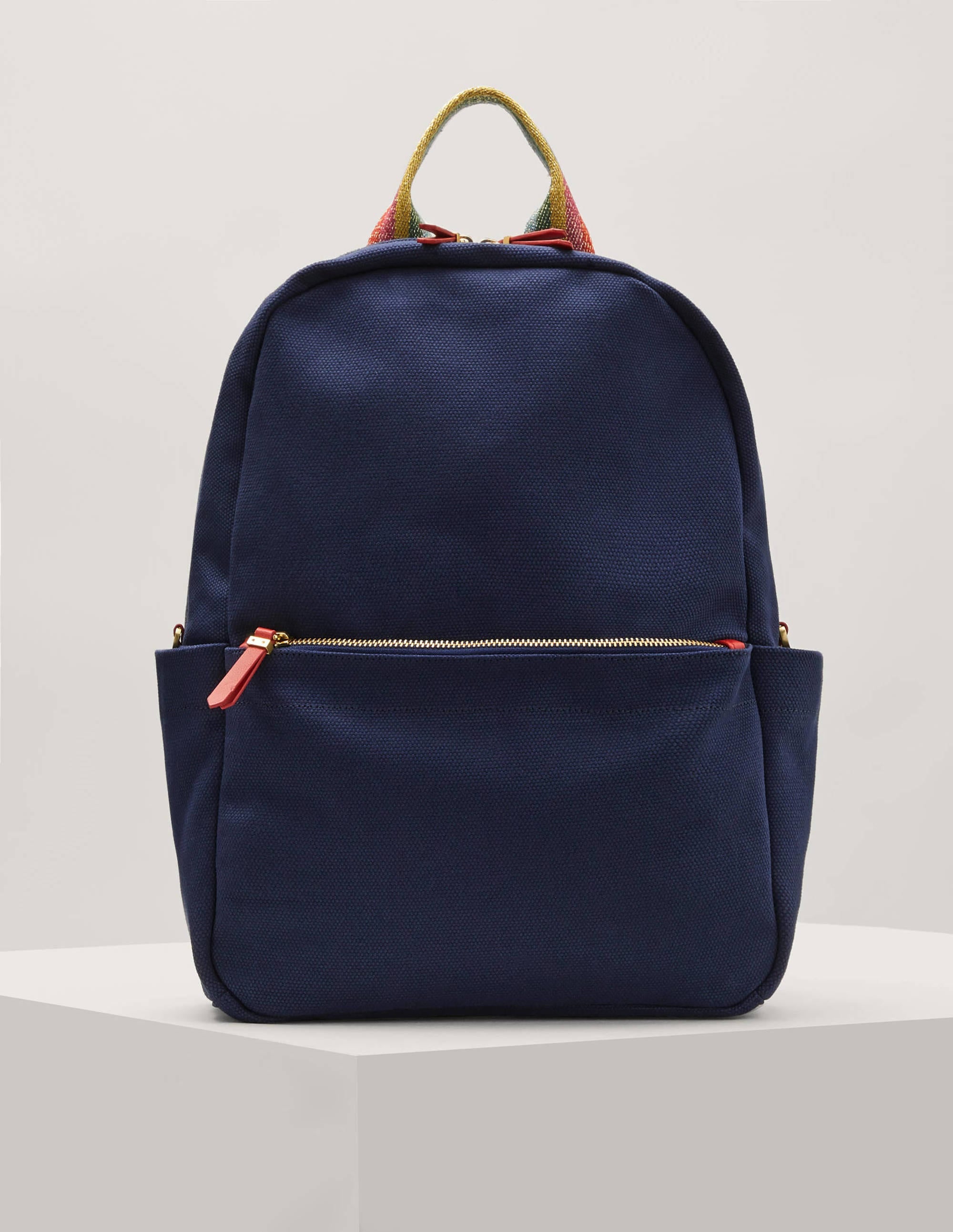  Olivia Canvas Backpack-Navy、mySite、ashleygrahame