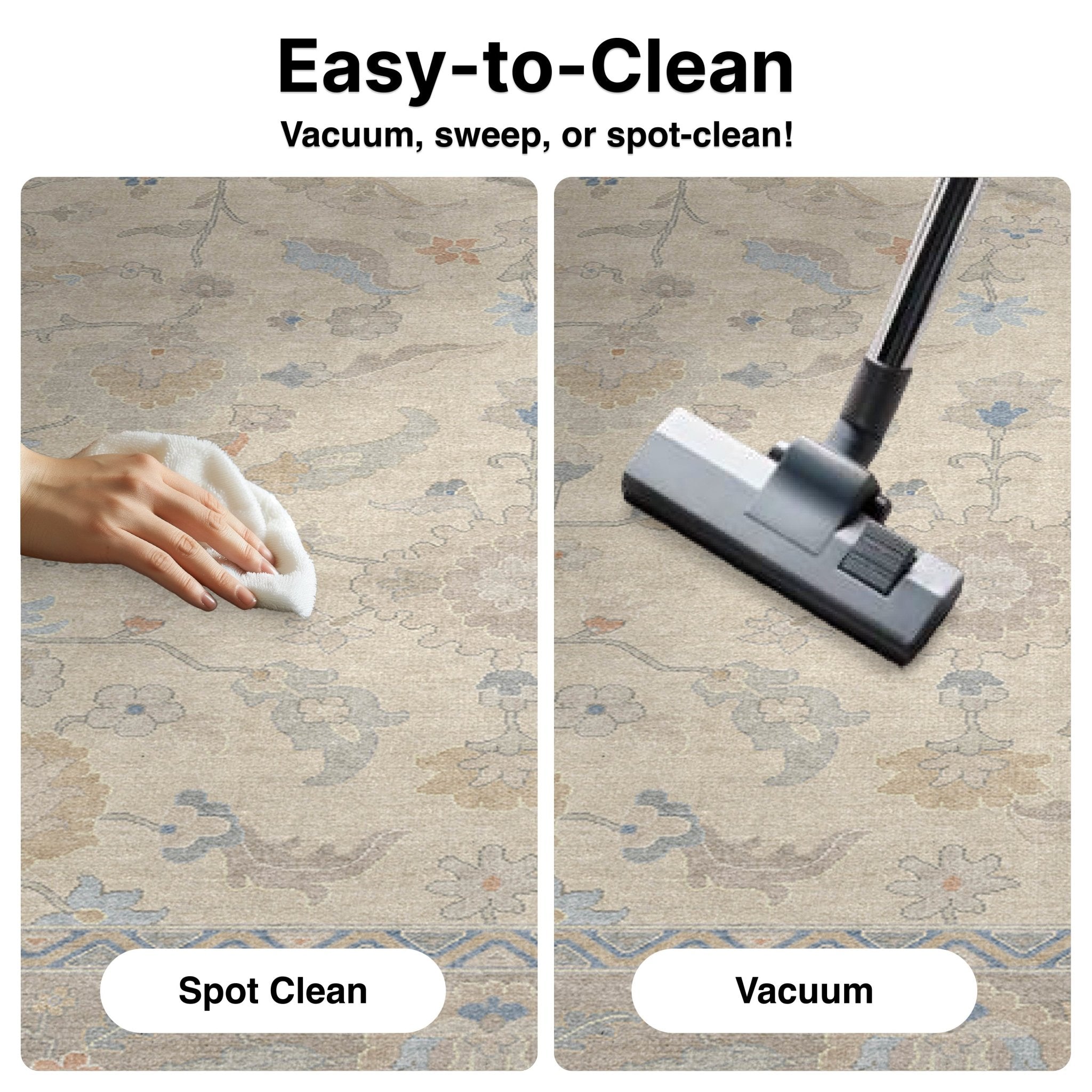 Mardin Modern Vintage Boho Rug for Living Room Bedroom Dining Room ,Easy Clean、mySite、gigharbornorthrealestate