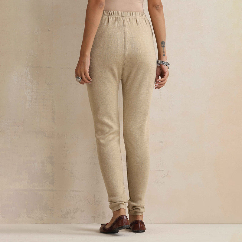 Woolen Solid Leggings For Women | Beige、mySite、camillekostekn