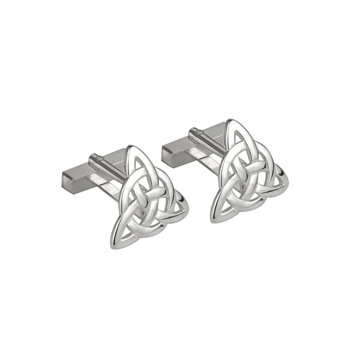  Sterling Silver Celtic Trinity Knot Cufflinks