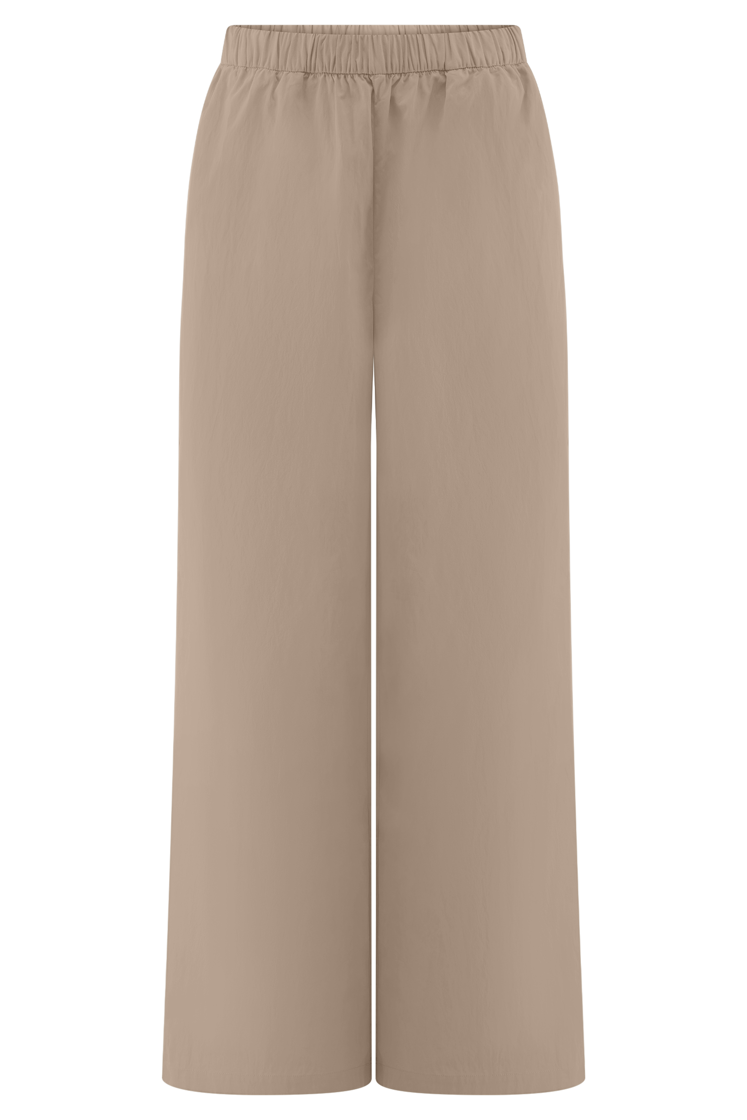 Campbell Cotton Wide Leg Pants - Sand、mySite、solidvoid