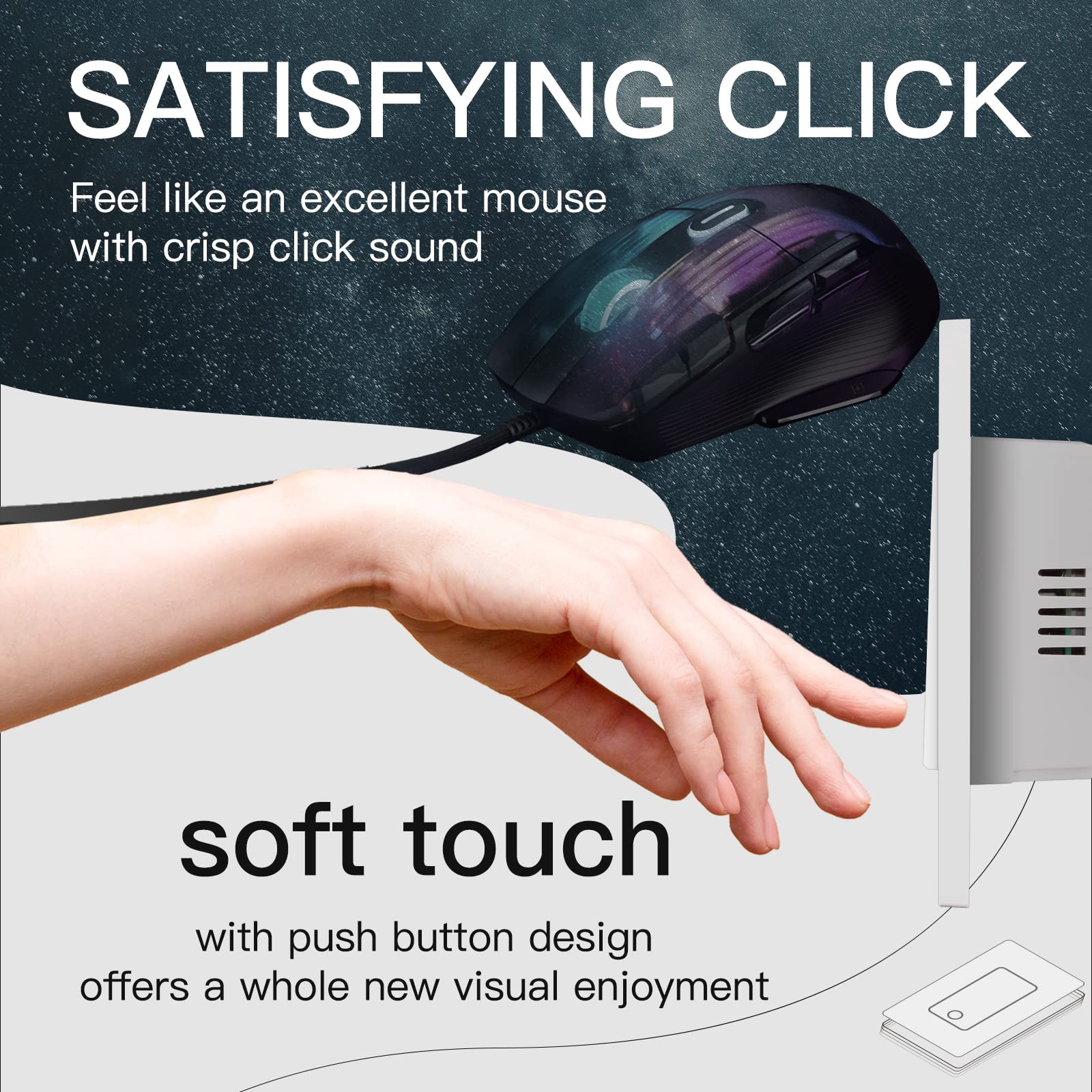 MOES Star Ring 2nd Generation Smart Single Pole 3 Way WIFI Switch 1/2/3/4 Gang、mySite、fannypackpong