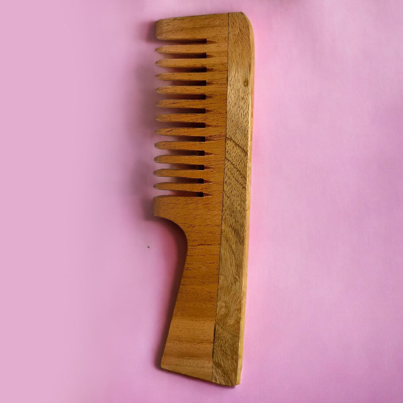 Wooden Handle Comb | Brown、mySite、camillekostekn