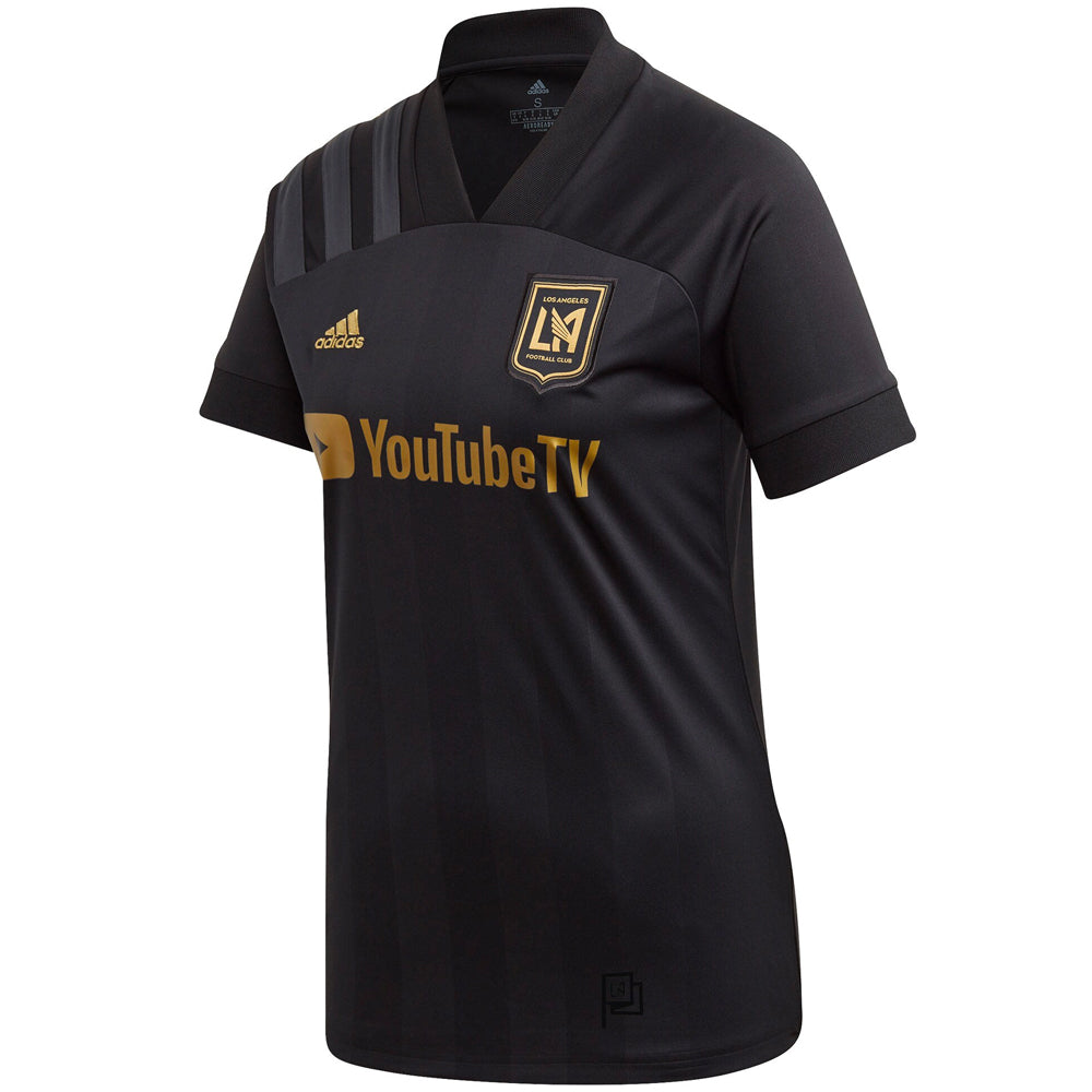 adidas Women's LAFC 2020 Home Jersey Black/Gold、mySite、noshort