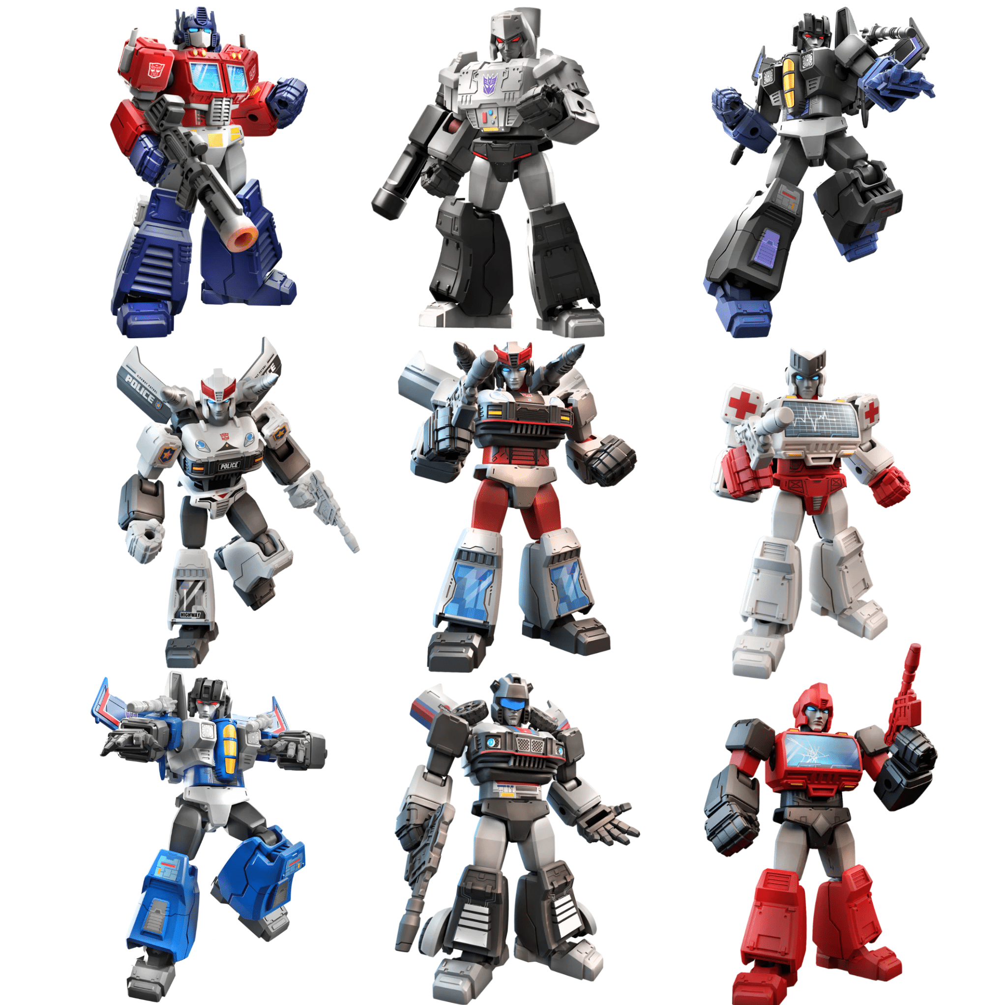 Blokees Transformers Galaxy 01: Roll Out Complete Set (Box of 9 Individually Boxed)、mySite、hgirdovlk