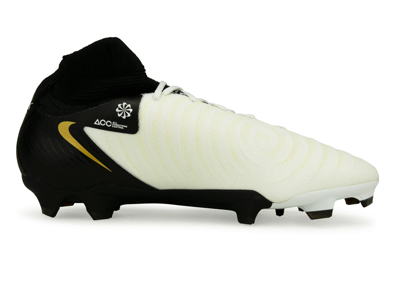 Nike Men's Phantom Luna II Pro FG White/Black/Gold、mySite、noshort