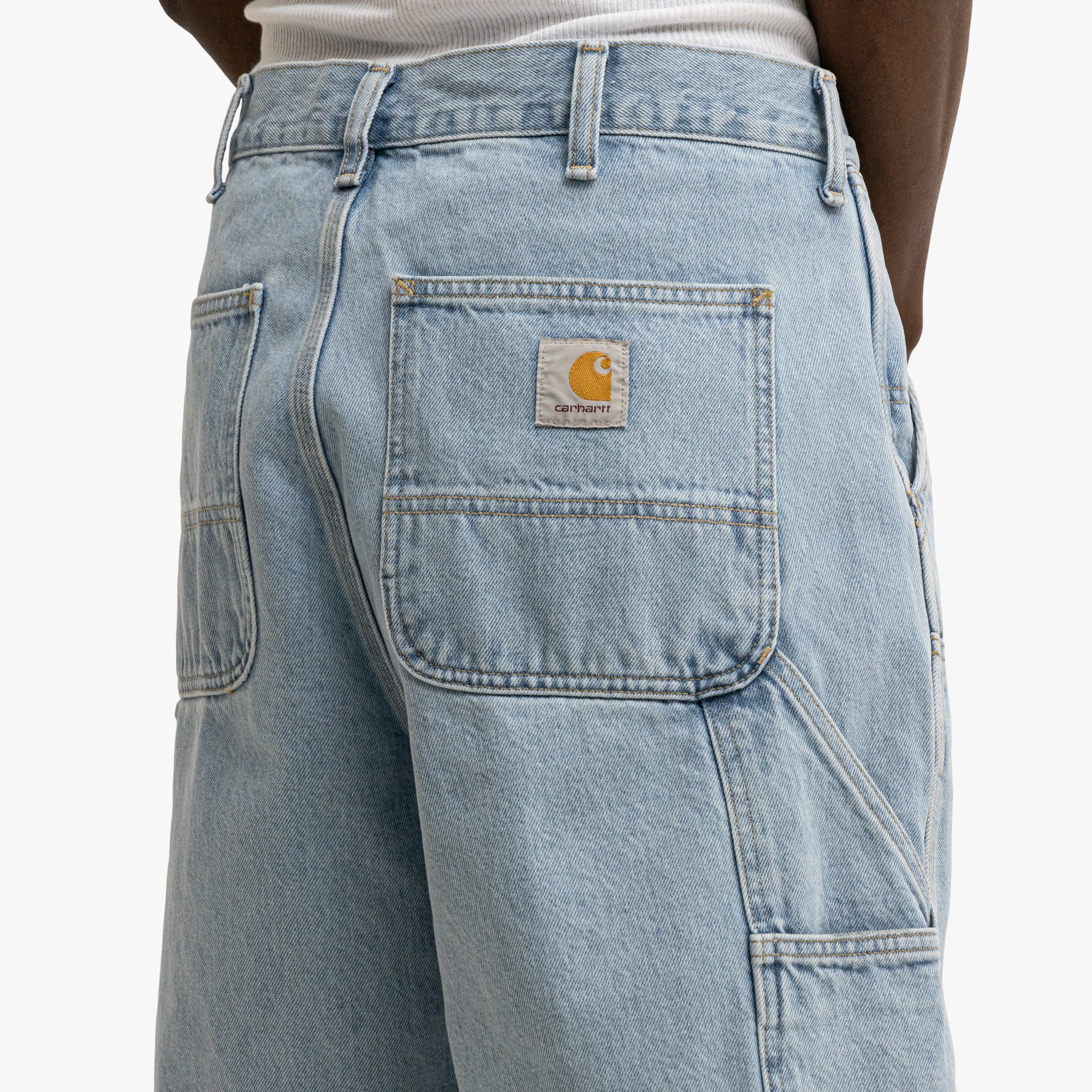  Carhartt WIP Double Knee Short Blue、mySite、merchandisen
