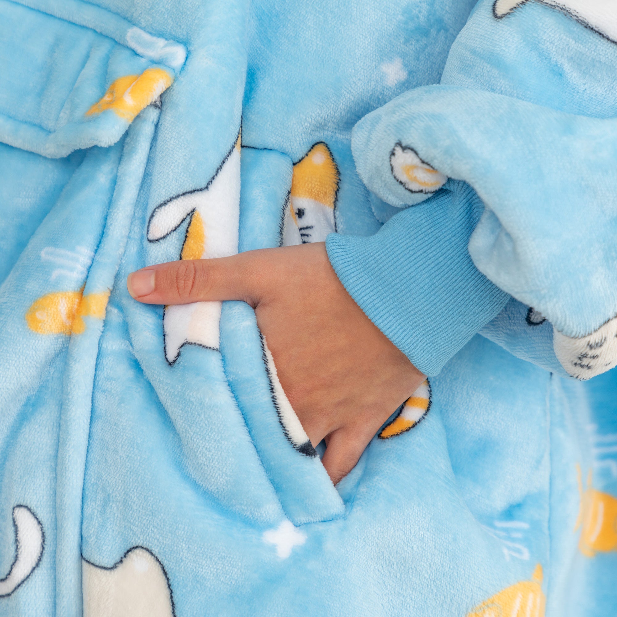 Wearable Pet Pocket Hoodie Blanket、mySite、camillekostekn