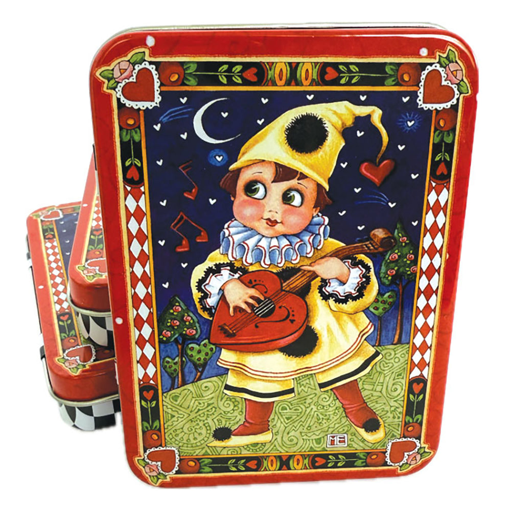  Mary Engelbreit's Valentine Crooner Vinyl Sticker Decals Tin、mySite、ghnorth