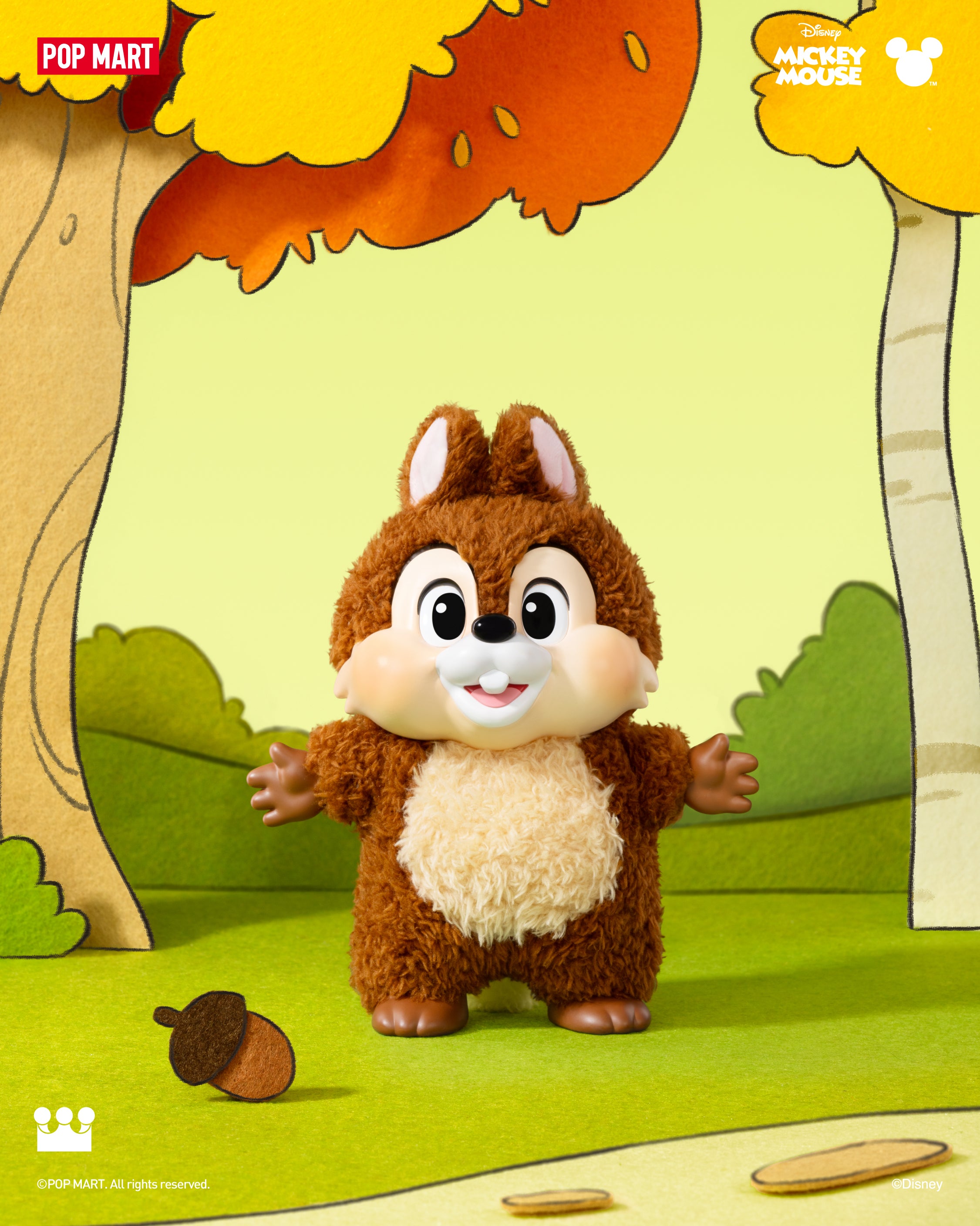  POP MART Mickey Family Cute Together Keychain Series Figures、mySite、greenlandpopulation