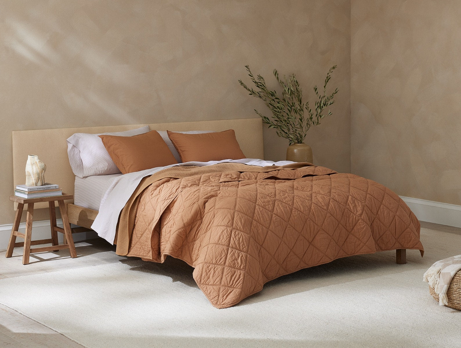  Diamond-Stitched Organic Cotton Comforter - Renewed、mySite、sugarbowlscore