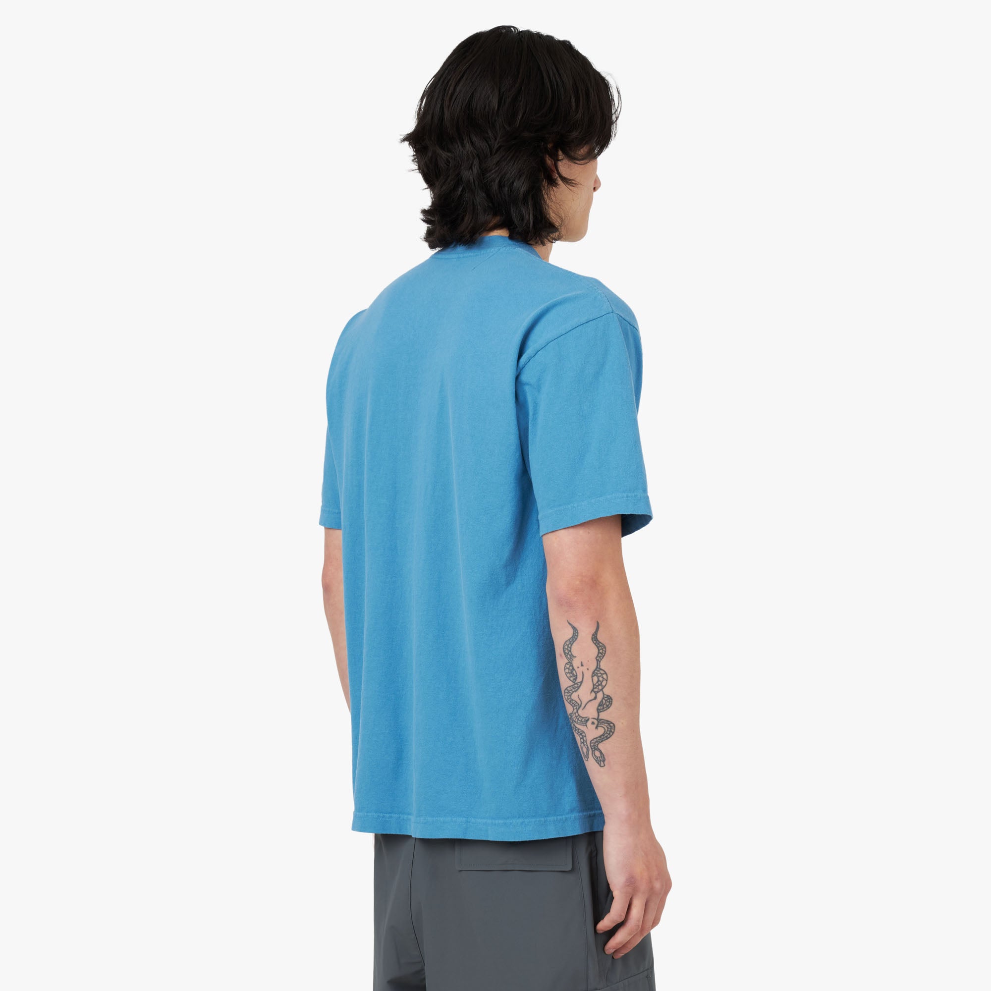  Actual Source Happy Book T-shirt / Blue、mySite、merchandisen