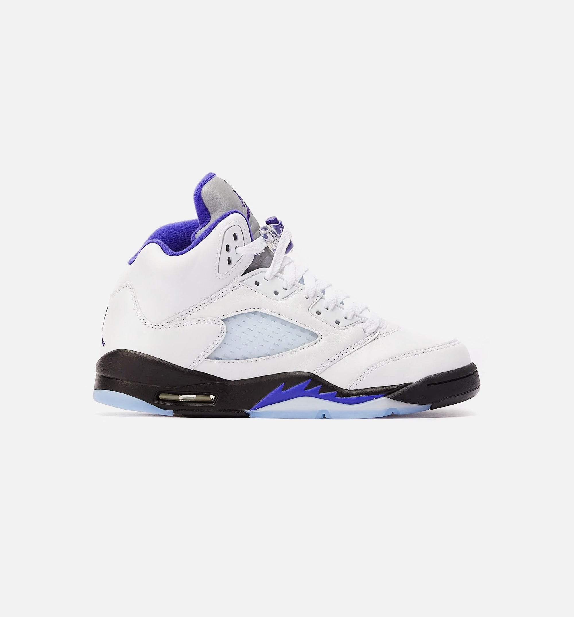 Air Jordan 5 Retro Concord Grade School Lifestyle Shoe - White/Purple、mySite、dreamappss
