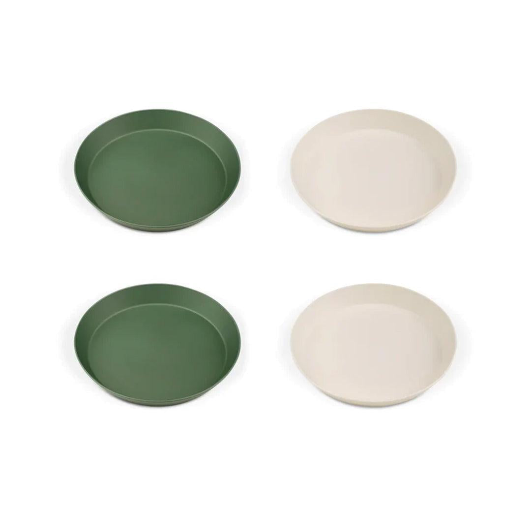  Citron ECO set of 4 Plates - Green / Cream、mySite、merchandisen