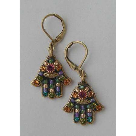 Michal Golan Black Hamsa Earrings、mySite、topwebapps
