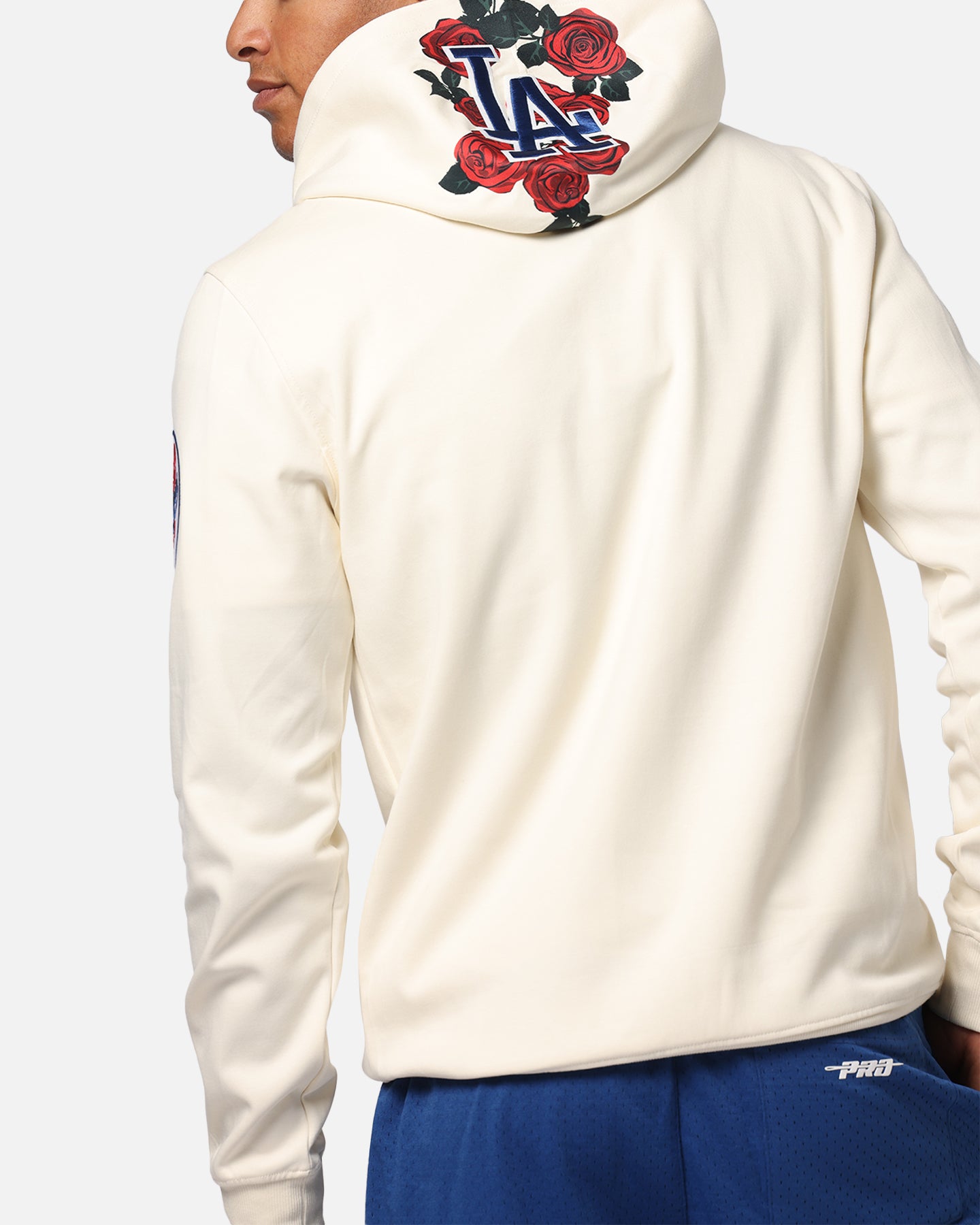Pro Standard Los Angeles Dodgers Roses Pullover Hoodie Eggshell、mySite、zt4zffjzw