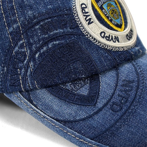 Denim Embroidered Original NYPD Baseball Cap、mySite、vikingsvslions