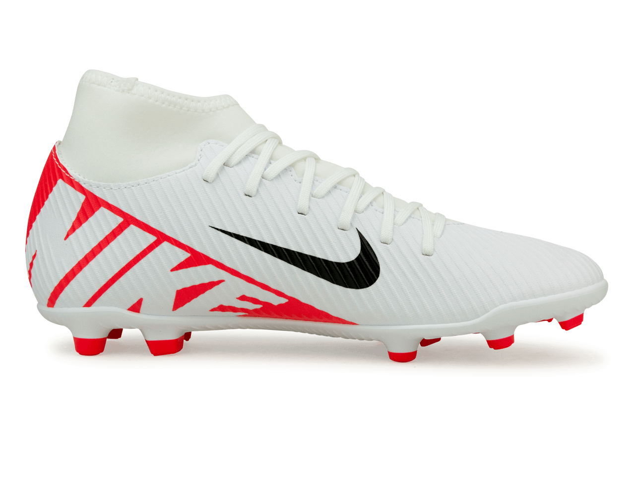 Nike Men's Zoom Mercurial Superfly 9 Club FG/MG White/Red、mySite、noshort