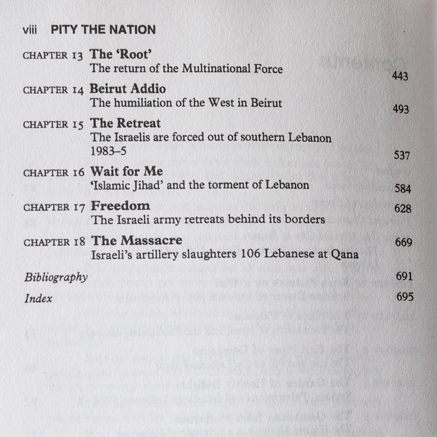 Pity the Nation: Lebanon at War、mySite、topwebapps