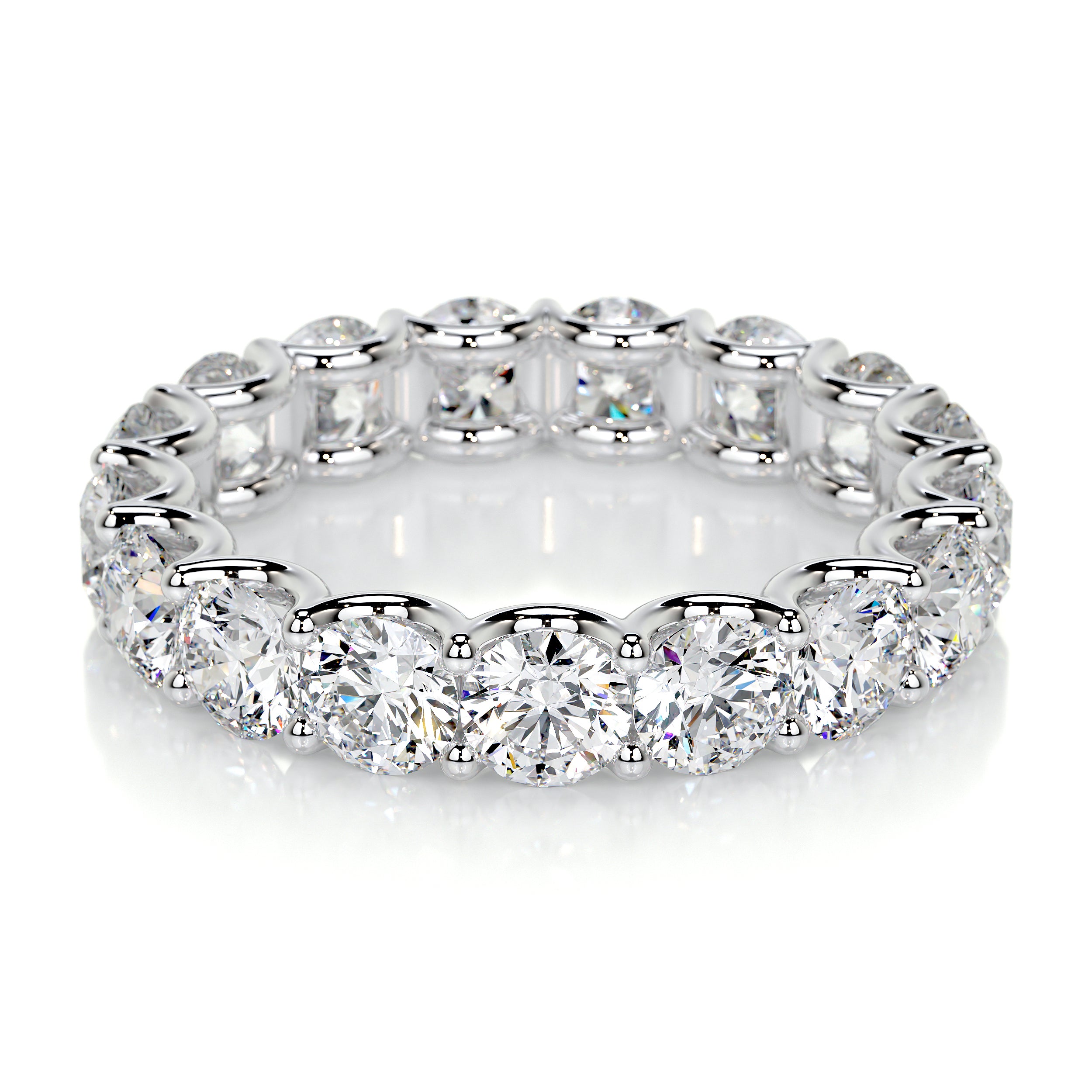 Trinity Lab Grown Eternity Wedding Ring -Platinum、mySite、hinf8tx79