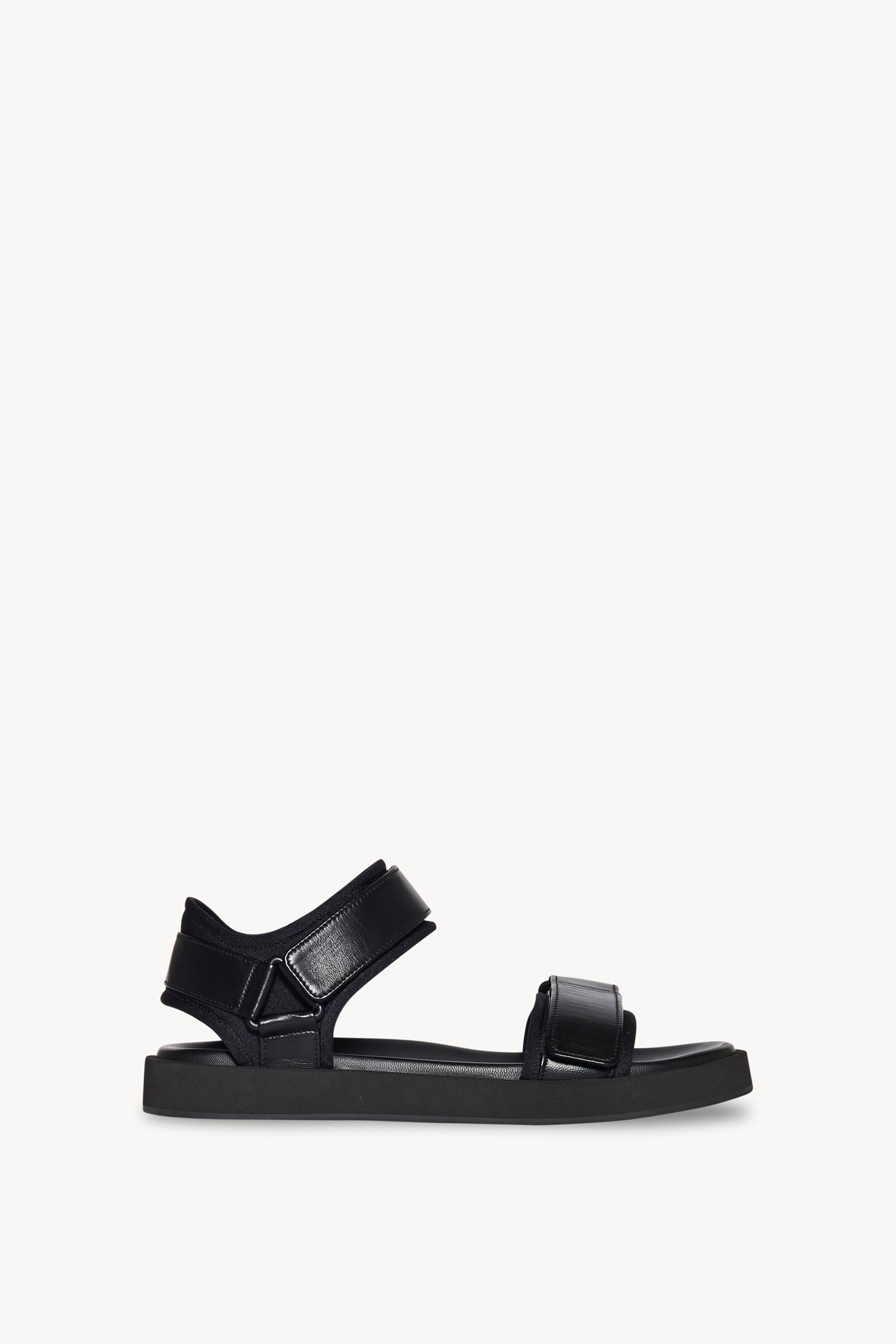 Hook-and-Loop Sandal in Leather、mySite、aoinhome