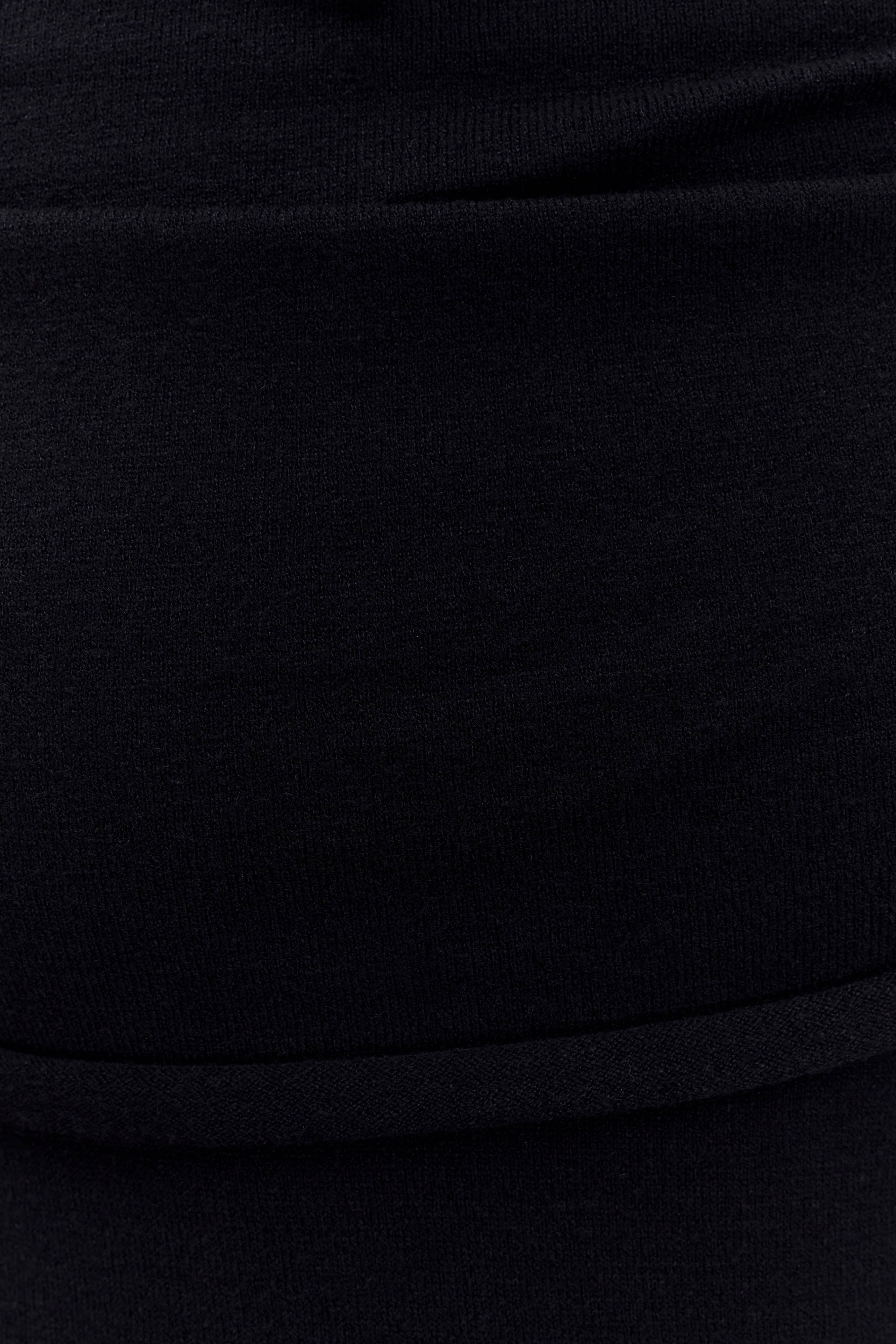 Georgiana Off Shoulder Knit Midi Dress - Black、mySite、solidvoid