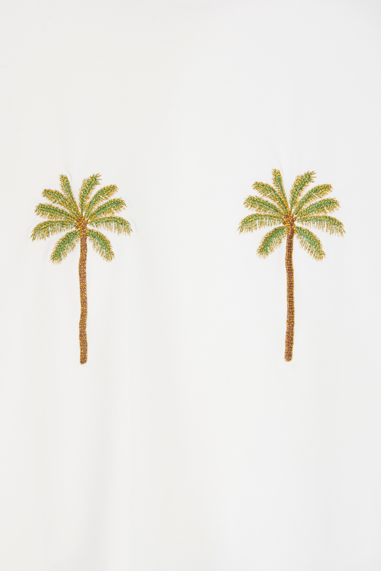 Embroidered Palm Boob T Shirt、mySite、solidvoid