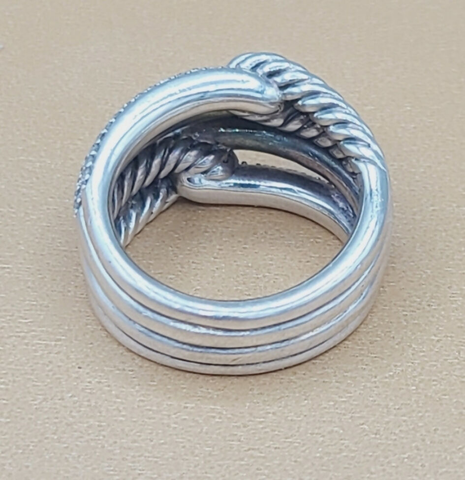 David Yurman Labyrinth Double Loop Ring 鈥?Diamonds、mySite、hinf8tx79