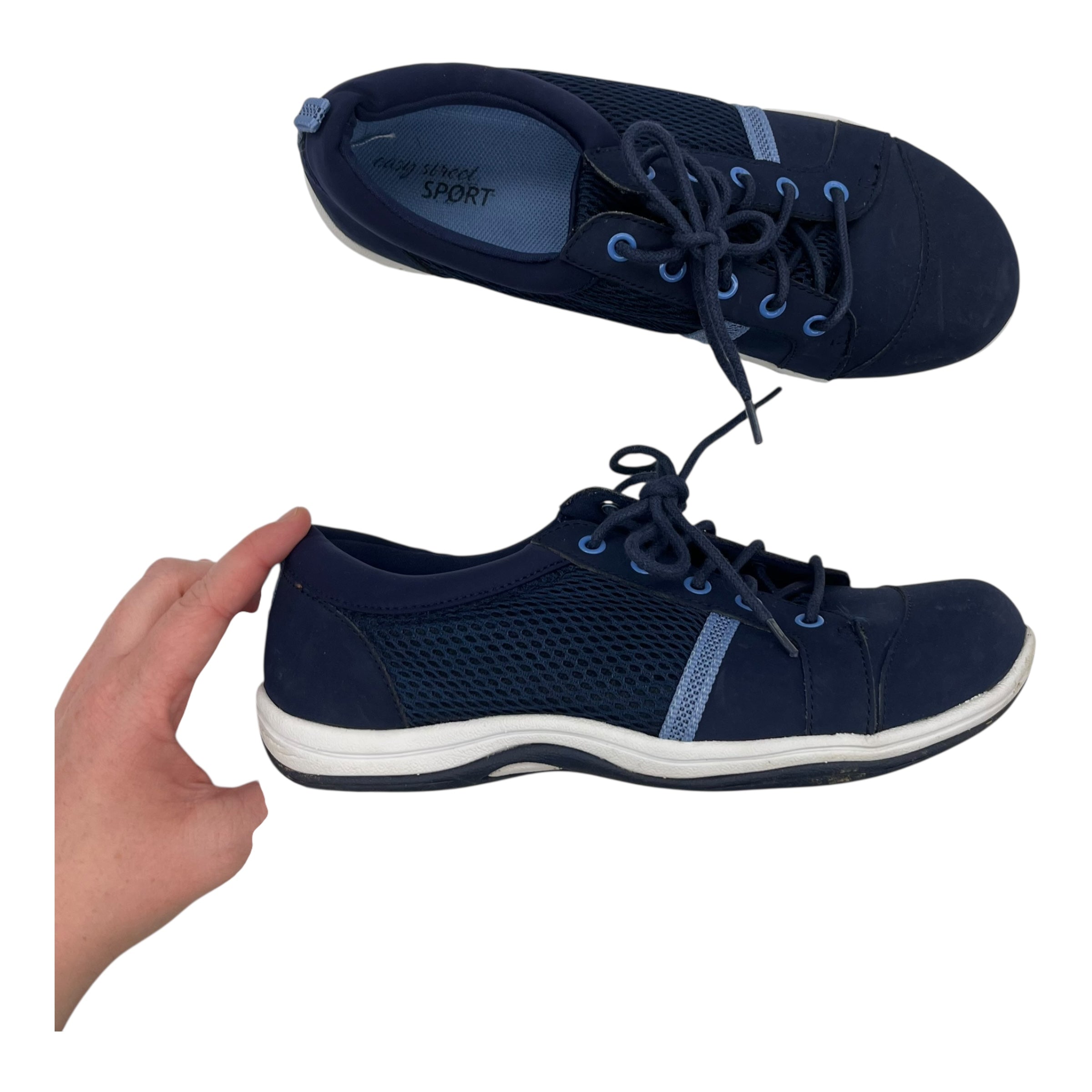 Shoes Sneakers By Easy Street In Navy, Size:7、mySite、garagedoors4me