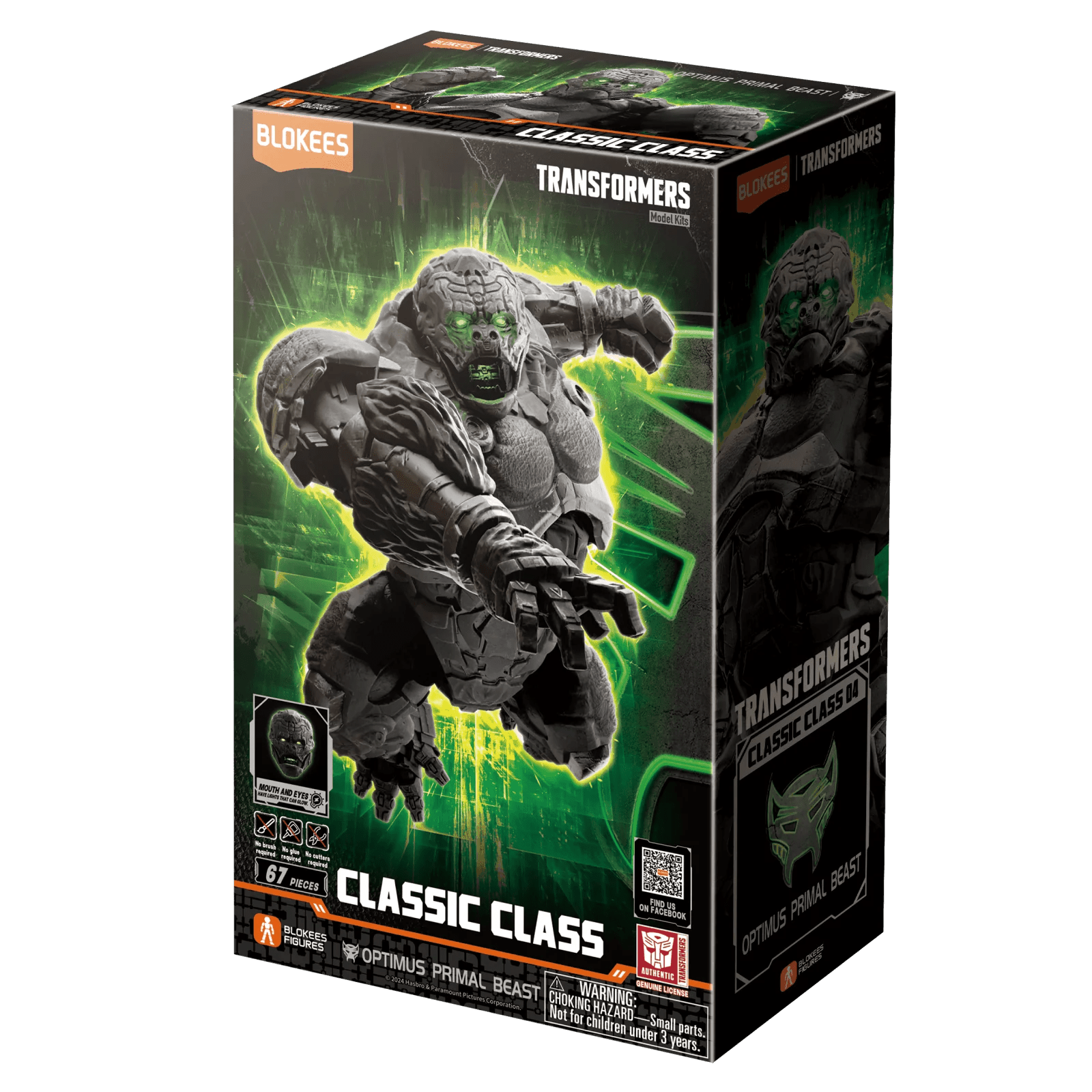 Blokees Transformers Classic Class 04 Optimus Primal Beast (Rise of the Beasts)、mySite、hgirdovlk