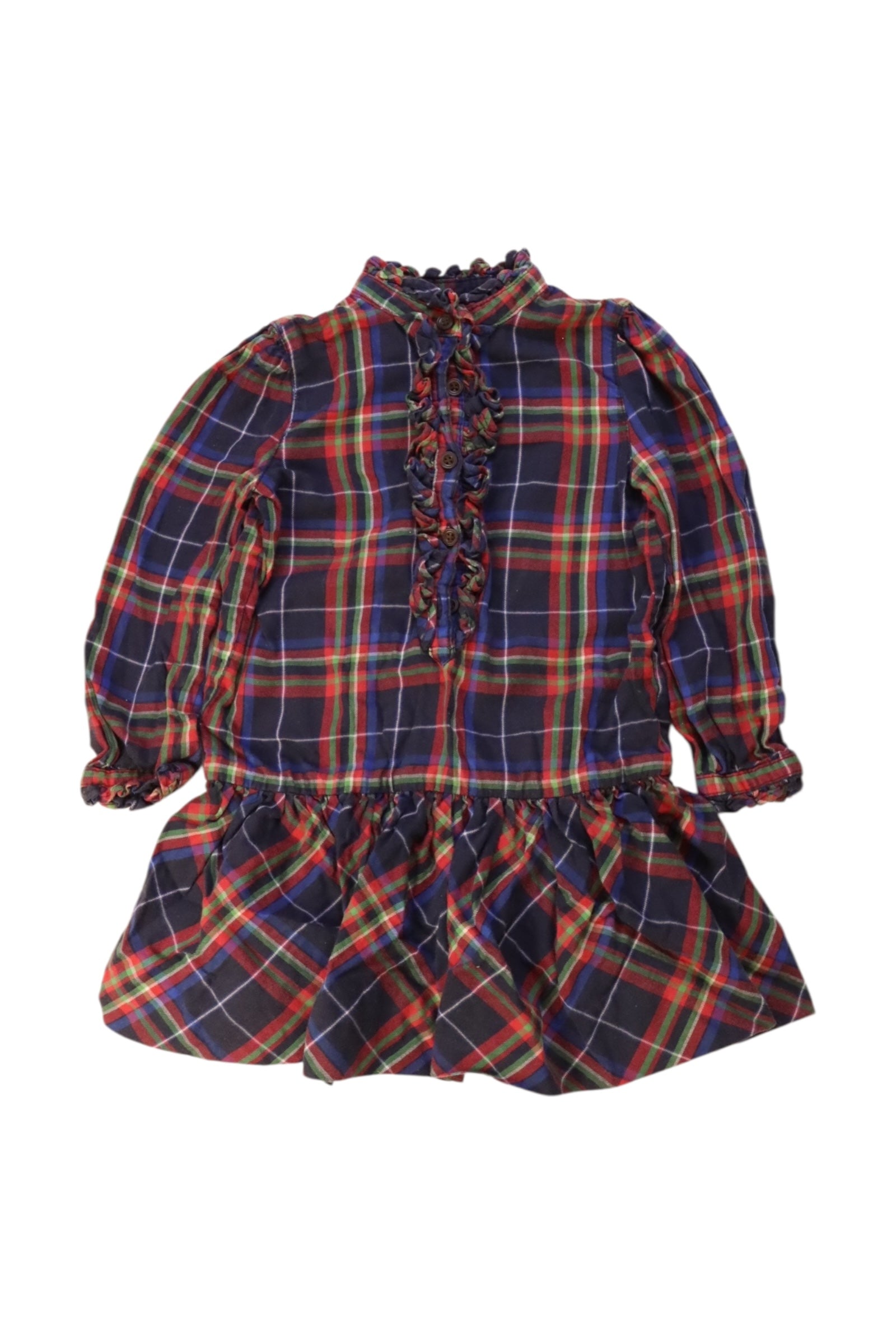Ralph Lauren Ruffled Plaid Dress 2T、mySite、g9winljtr