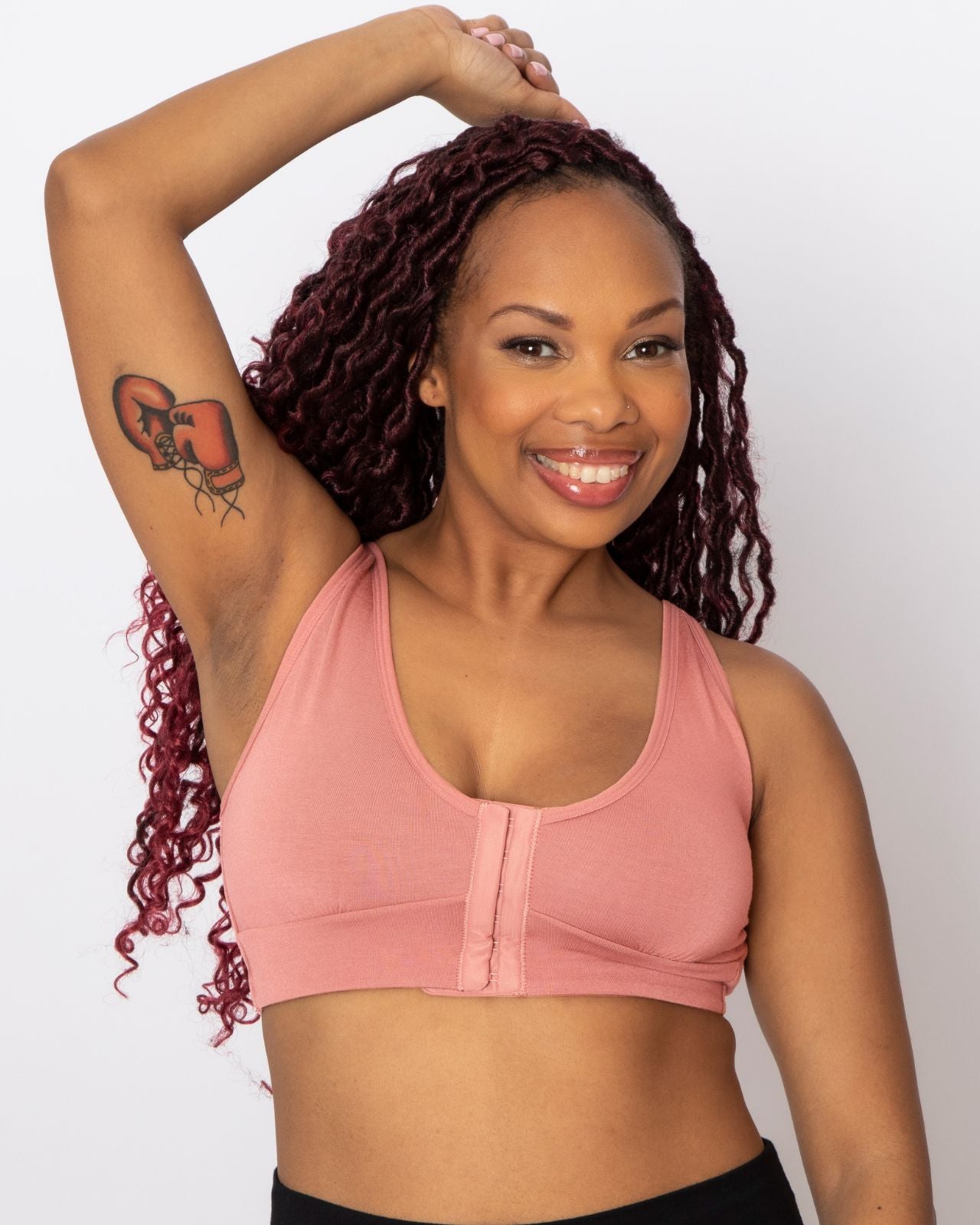 Rora Pocketed Front Closure Bra、mySite、bengalsvssteelers