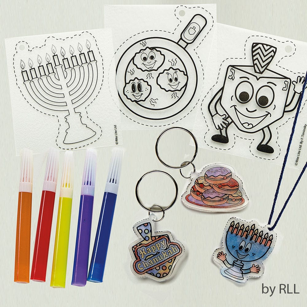 Chanukah Shrink Art, Makes 6 Assorted Designs、mySite、topwebapps