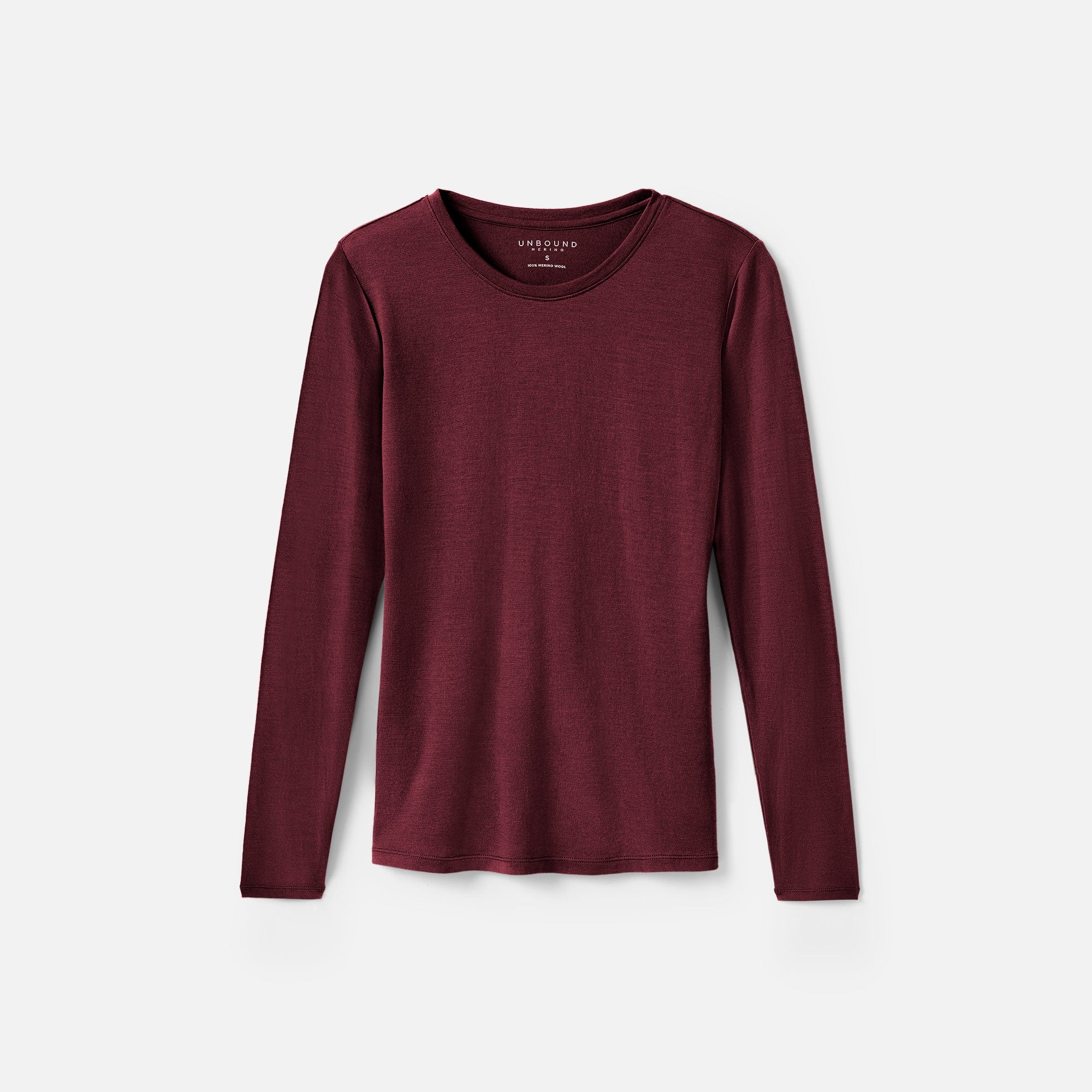 Women's Long Sleeve Merino Crew、mySite、noshort