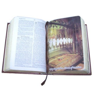  Good News Bible (Catholic edition), Olive Wood Cover with Stations of the Cross、mySite、elrpsem3k