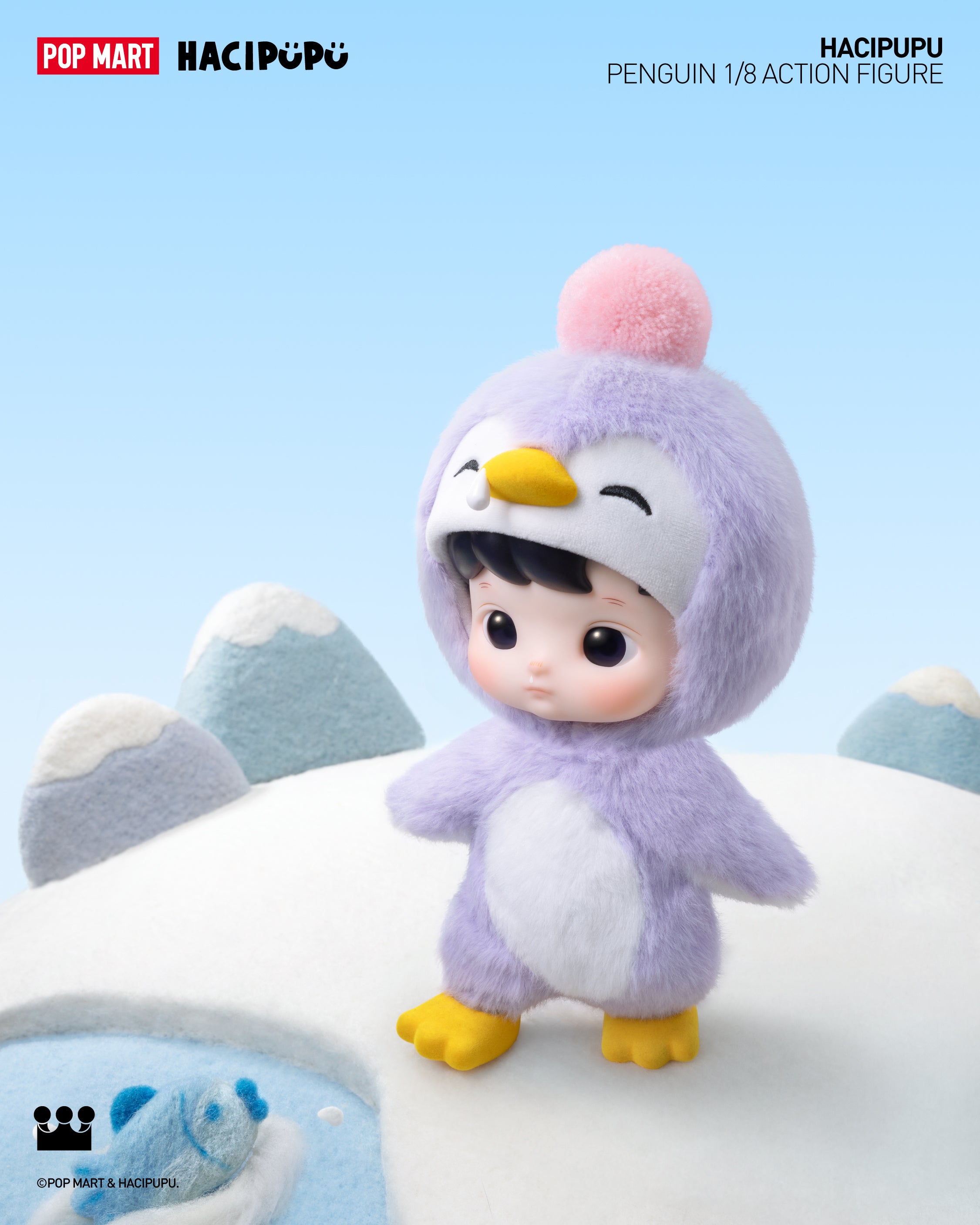  POP MART HACIPUPU Penguin 1/8 Action Figure、mySite、greenlandpopulation