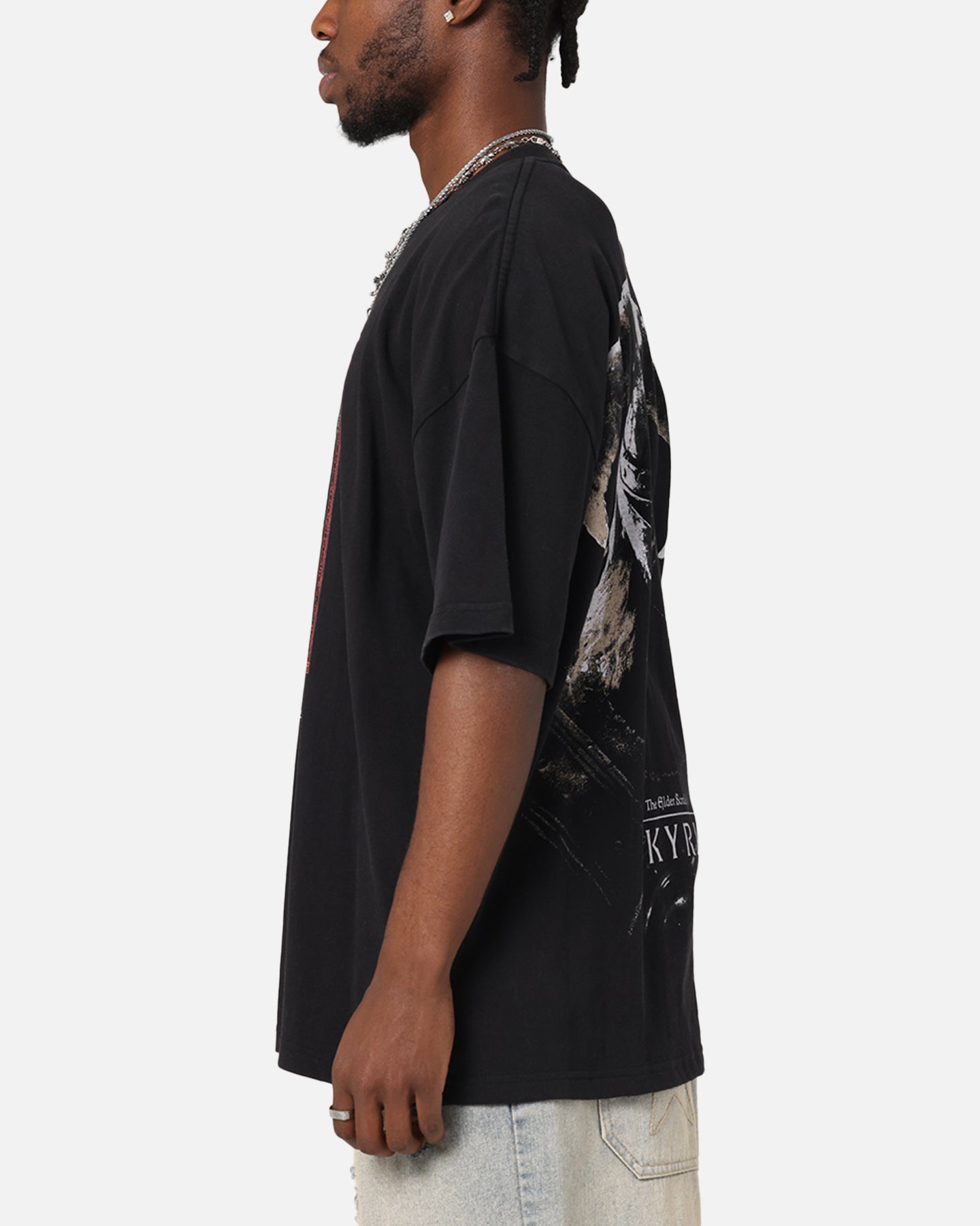73 Studio X The Elder Scrolls V: Skyrim Aludin Vintage T-Shirt Black Acidwash、mySite、zt4zffjzw